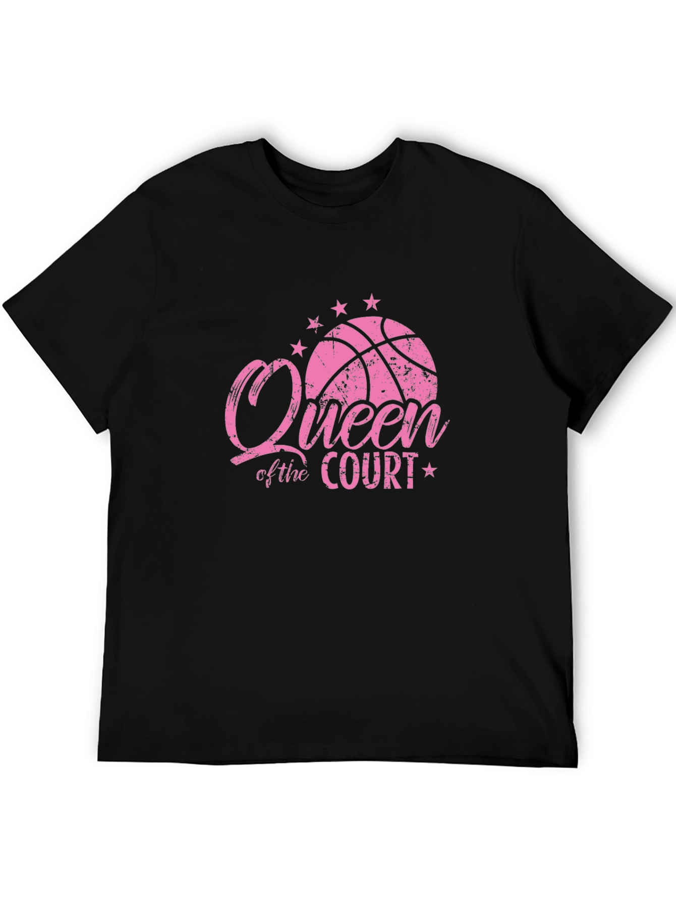 Queen of the Court Basketball T-Shirt