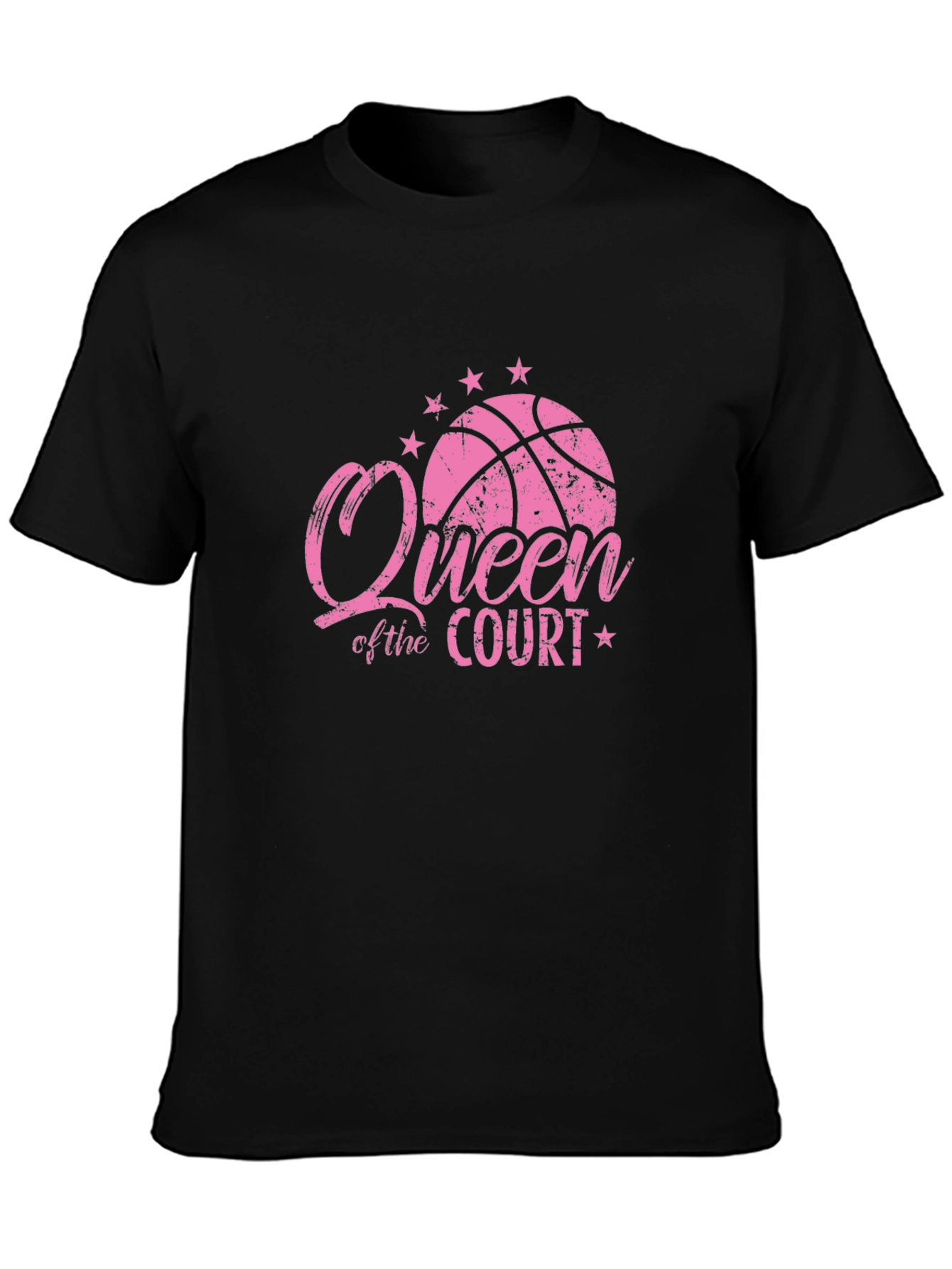 Queen of the Court Basketball T-Shirt