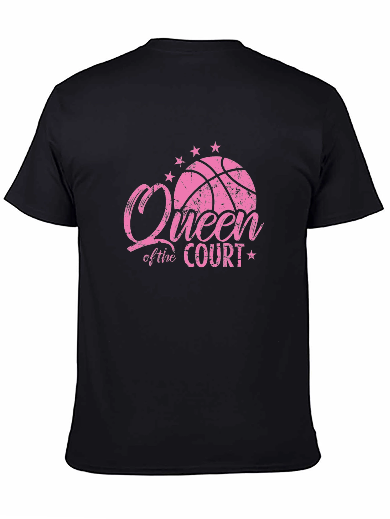 Queen of the Court Basketball T-Shirt