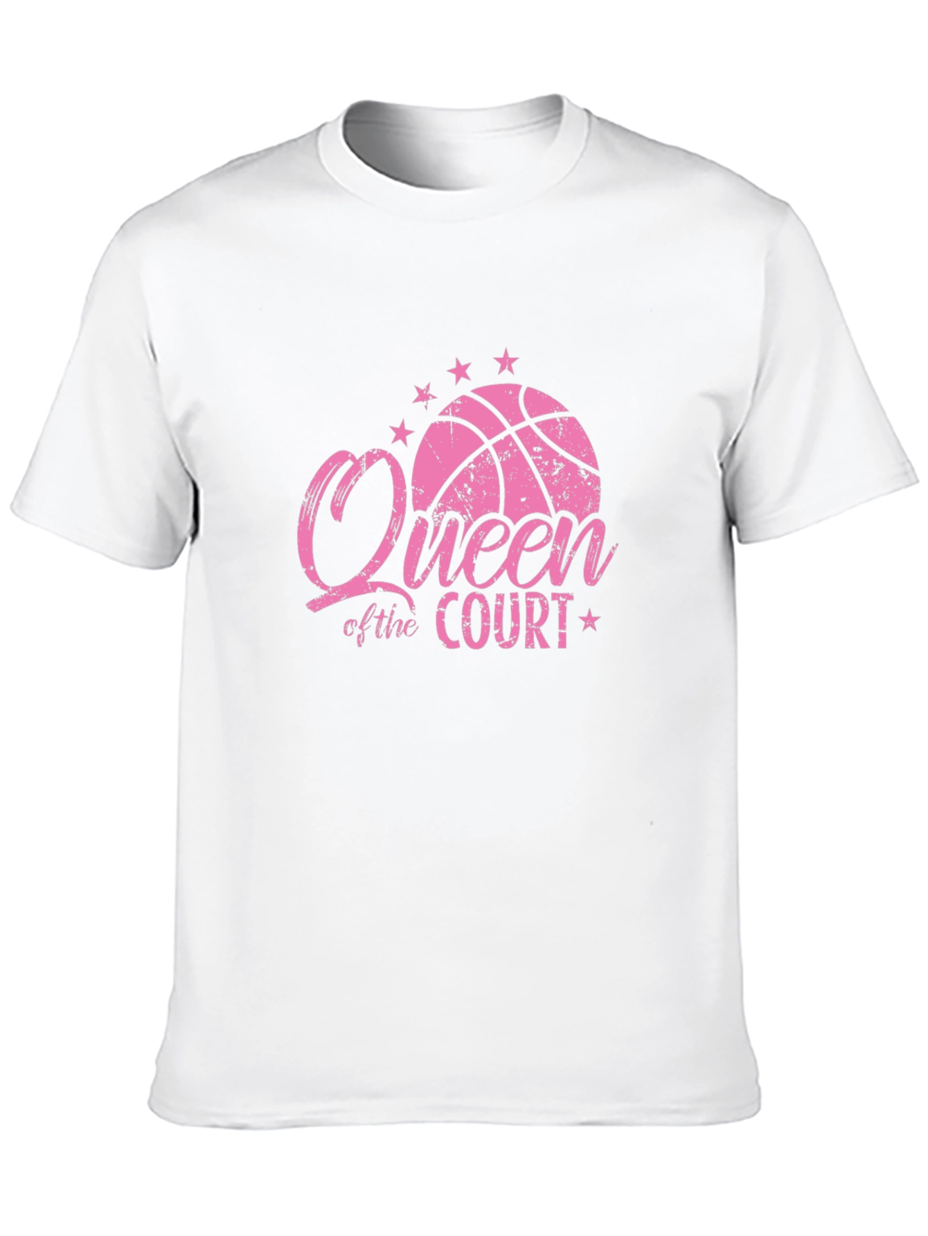 Queen of the Court Basketball T-Shirt