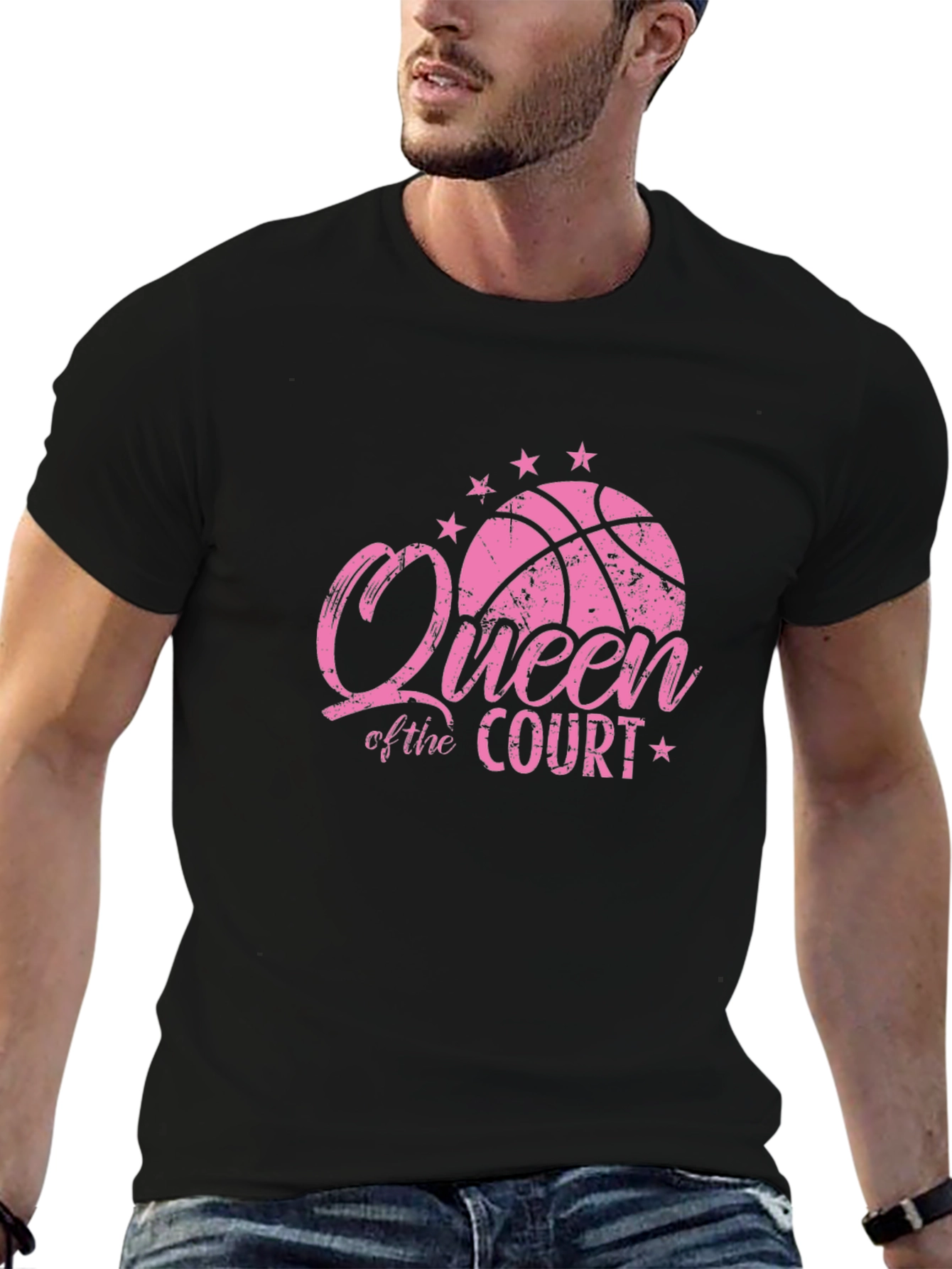 Queen of the Court Basketball T-Shirt