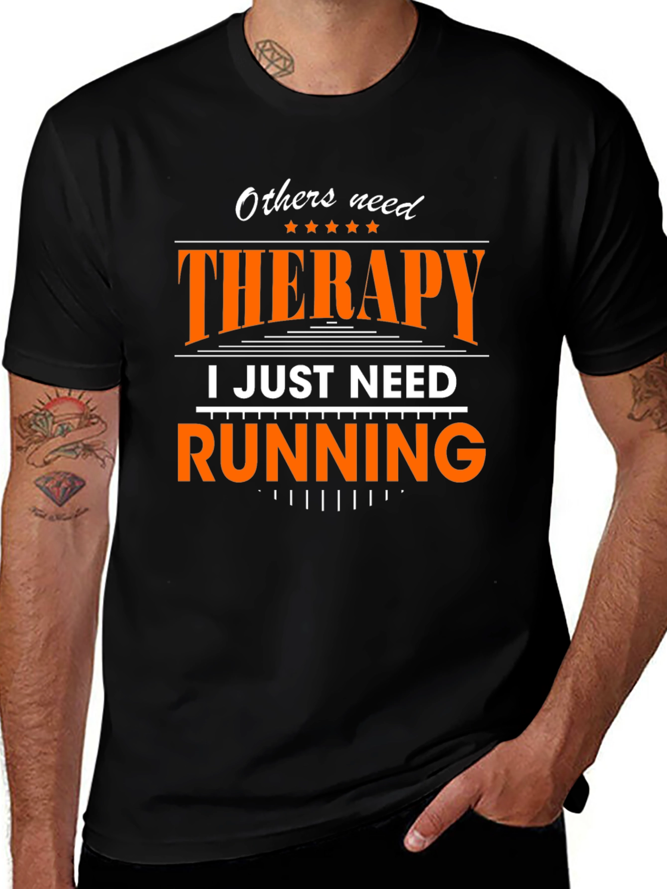 Therapy Running Graphic T-Shirt
