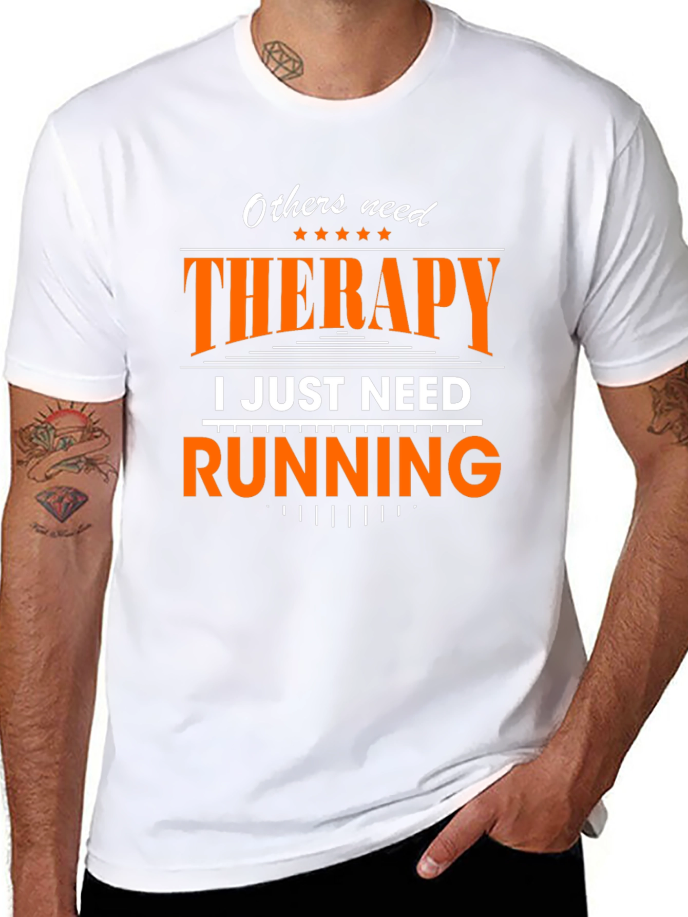 Therapy Running Graphic T-Shirt