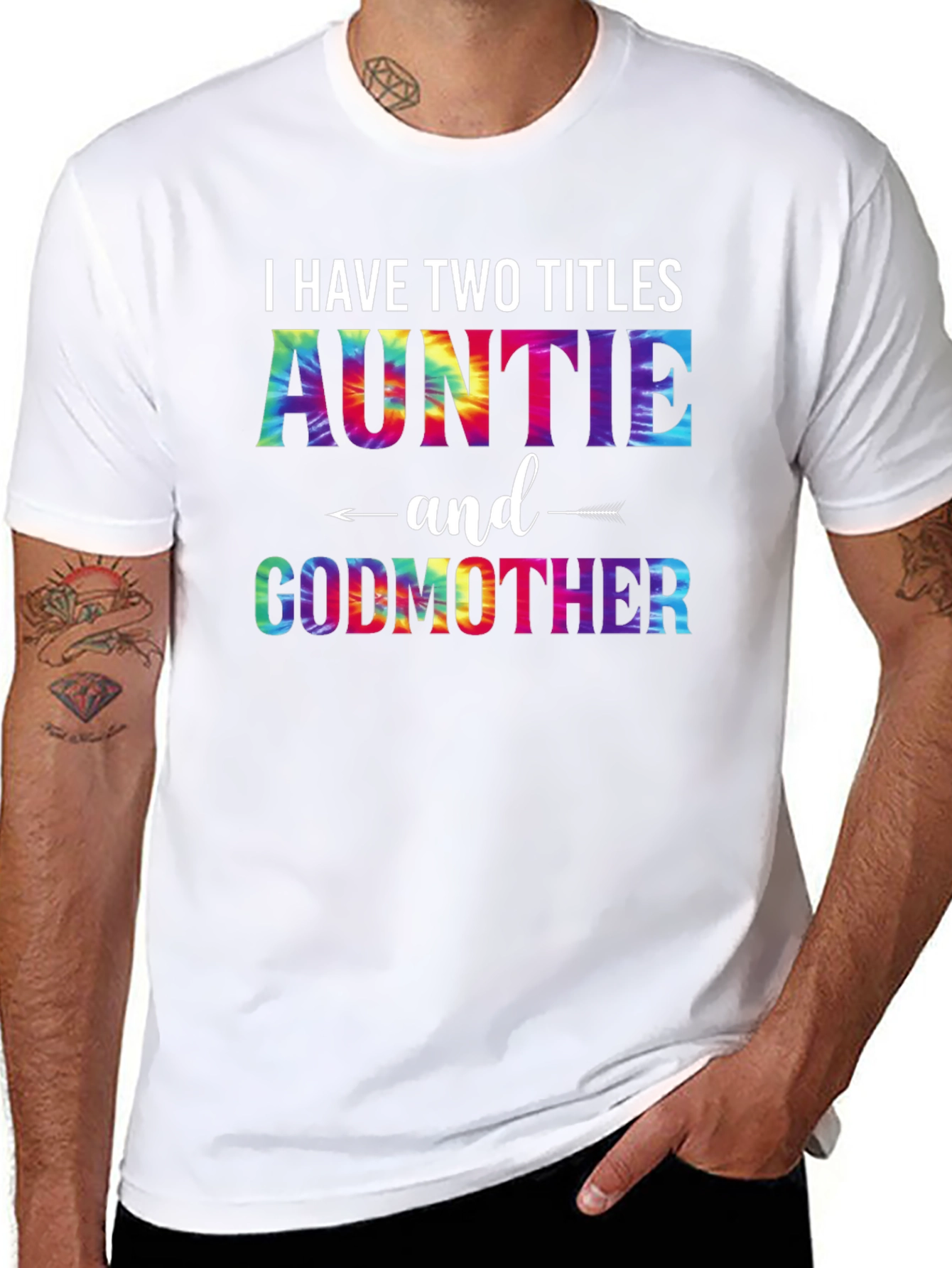 I Have Two Titles Auntie and Godmother T-Shirt