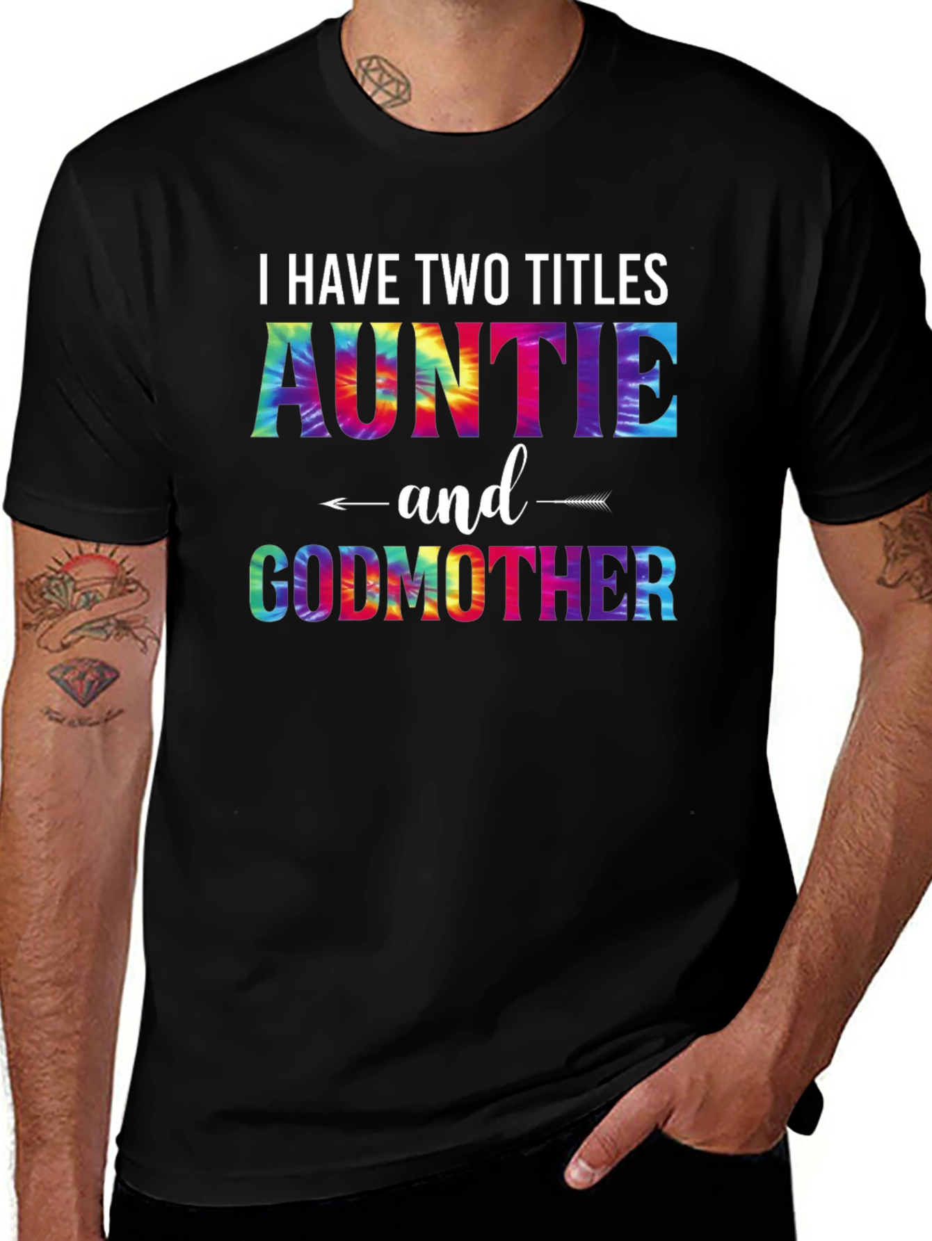 I Have Two Titles Auntie and Godmother T-Shirt
