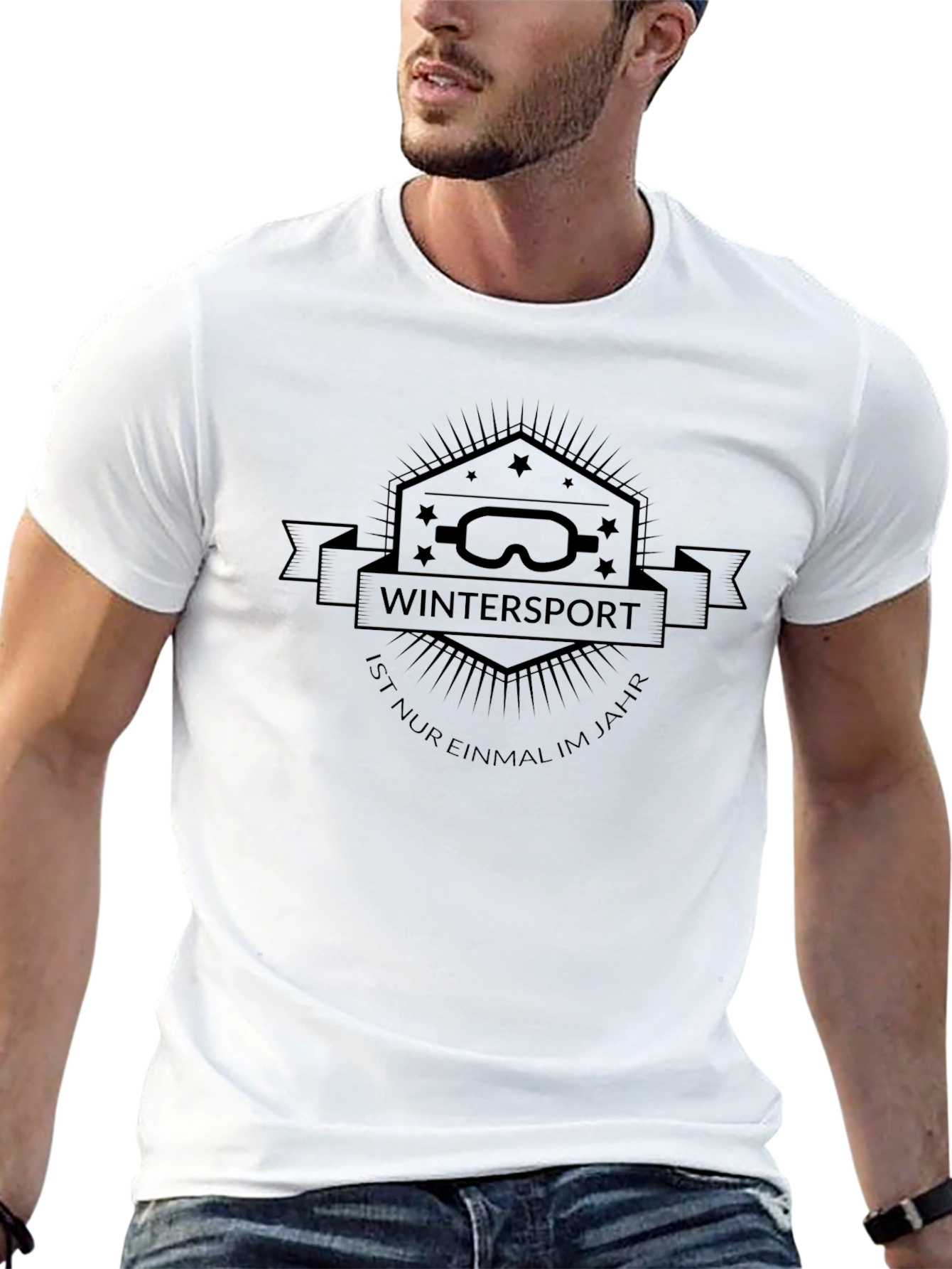 Wintersport T-Shirt - Skiing & Snowboarding