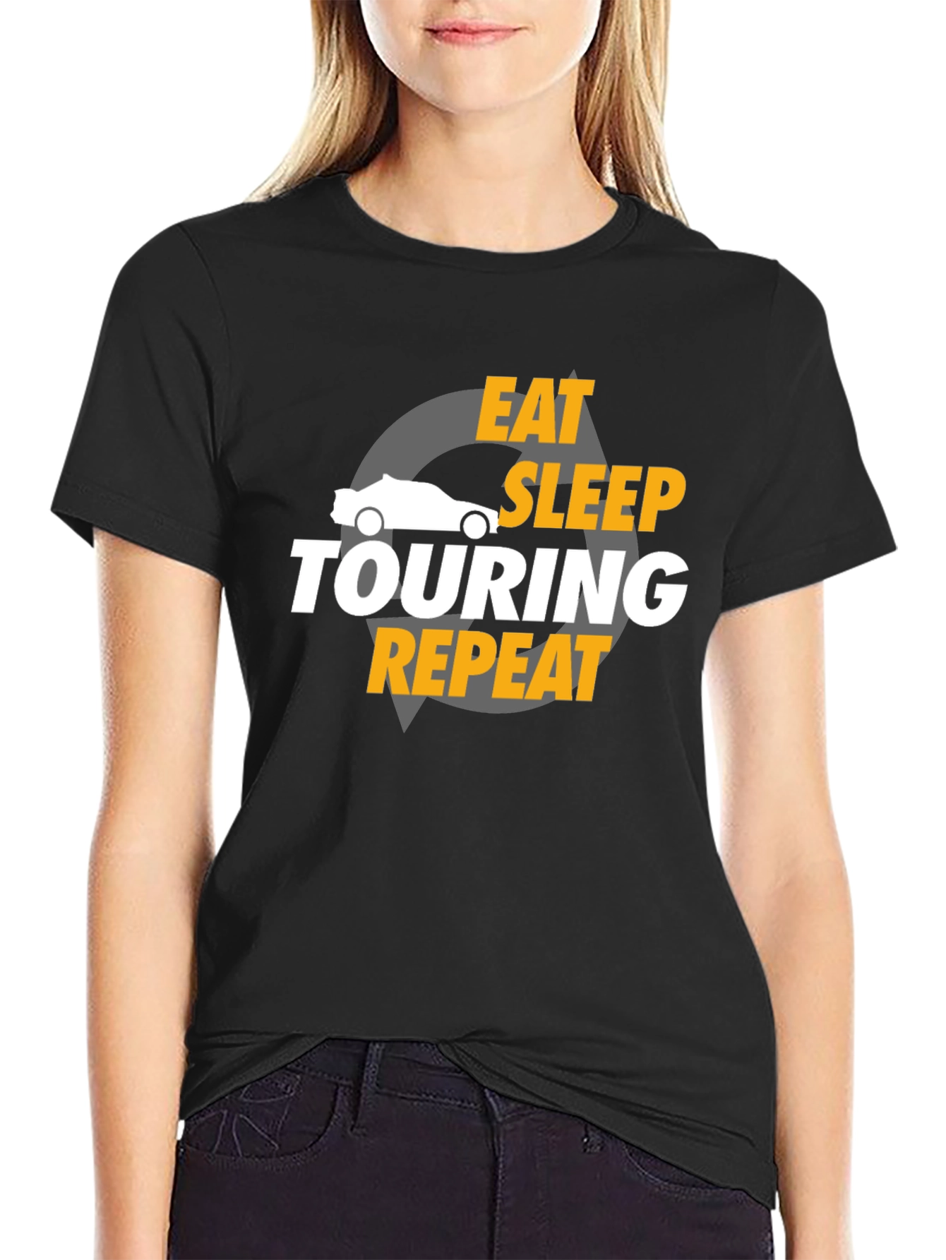 Eat Sleep Touring Repeat Graphic T-Shirt
