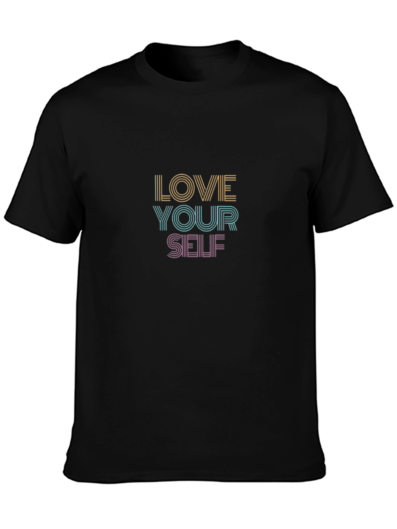 Love Yourself Graphic Tee - Stylish Black T-Shirt