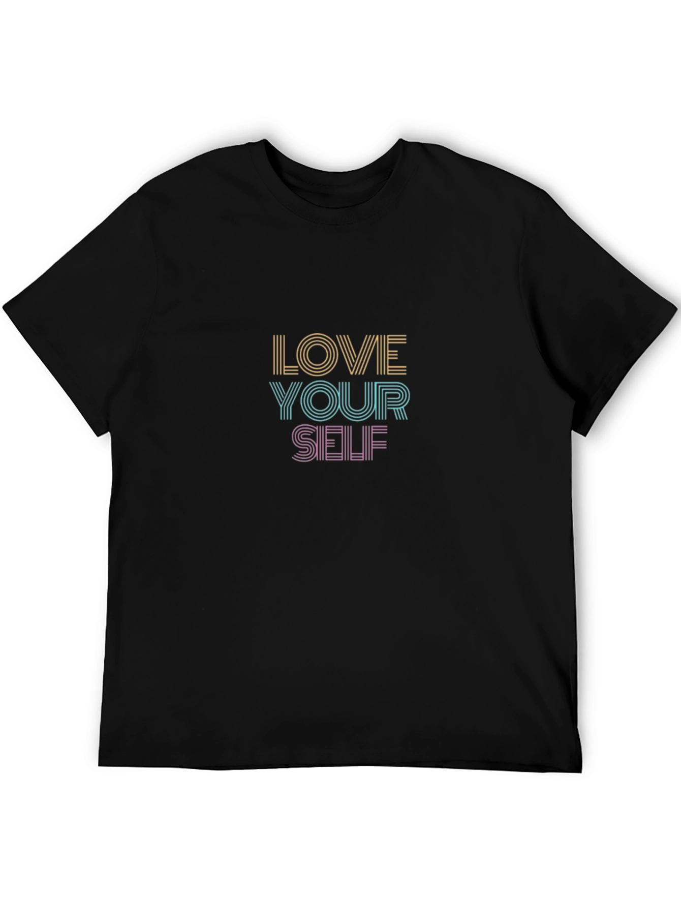 Love Yourself Graphic Tee - Stylish Black T-Shirt