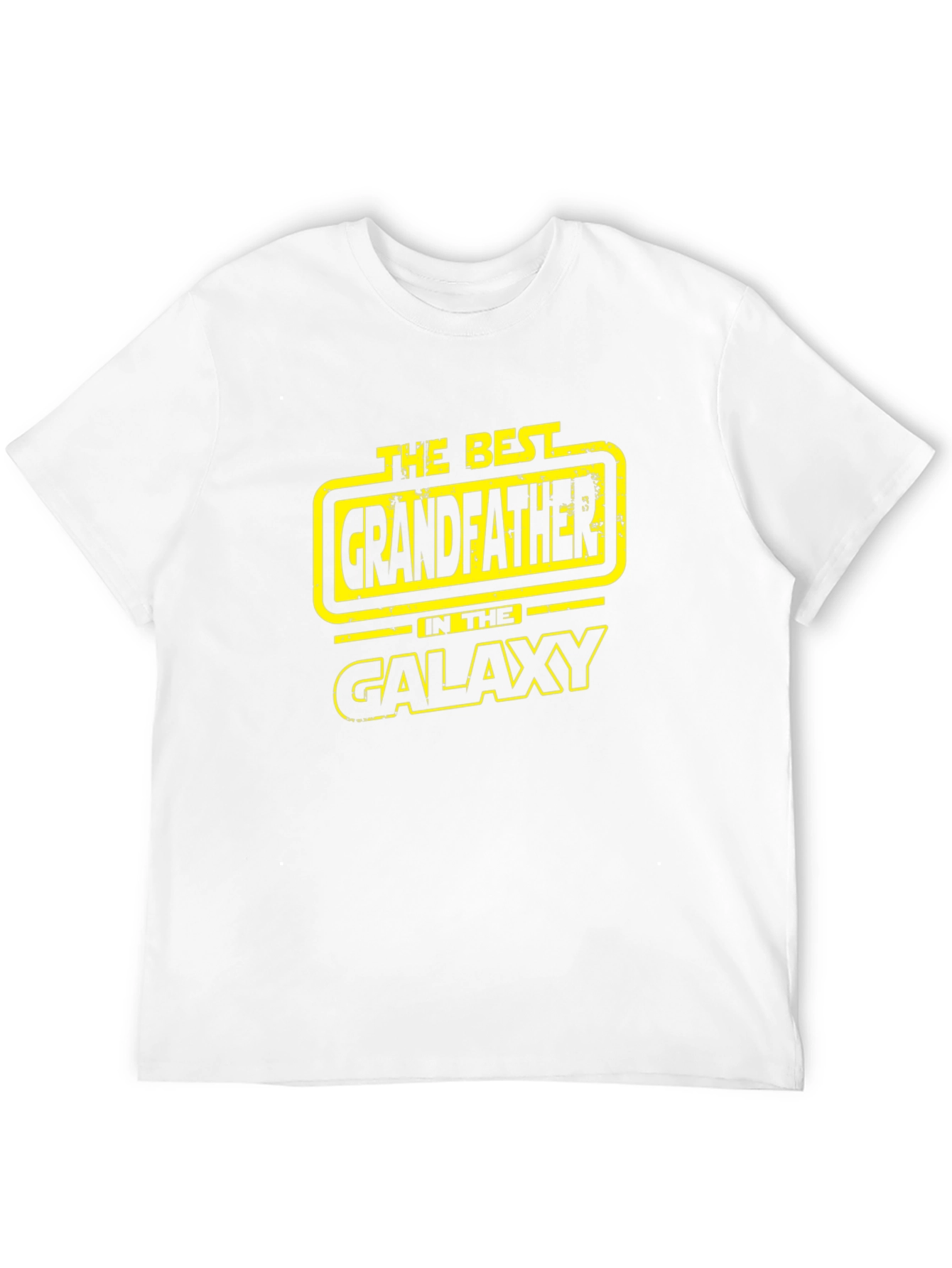 Best Grandfather in the Galaxy Black T-Shirt