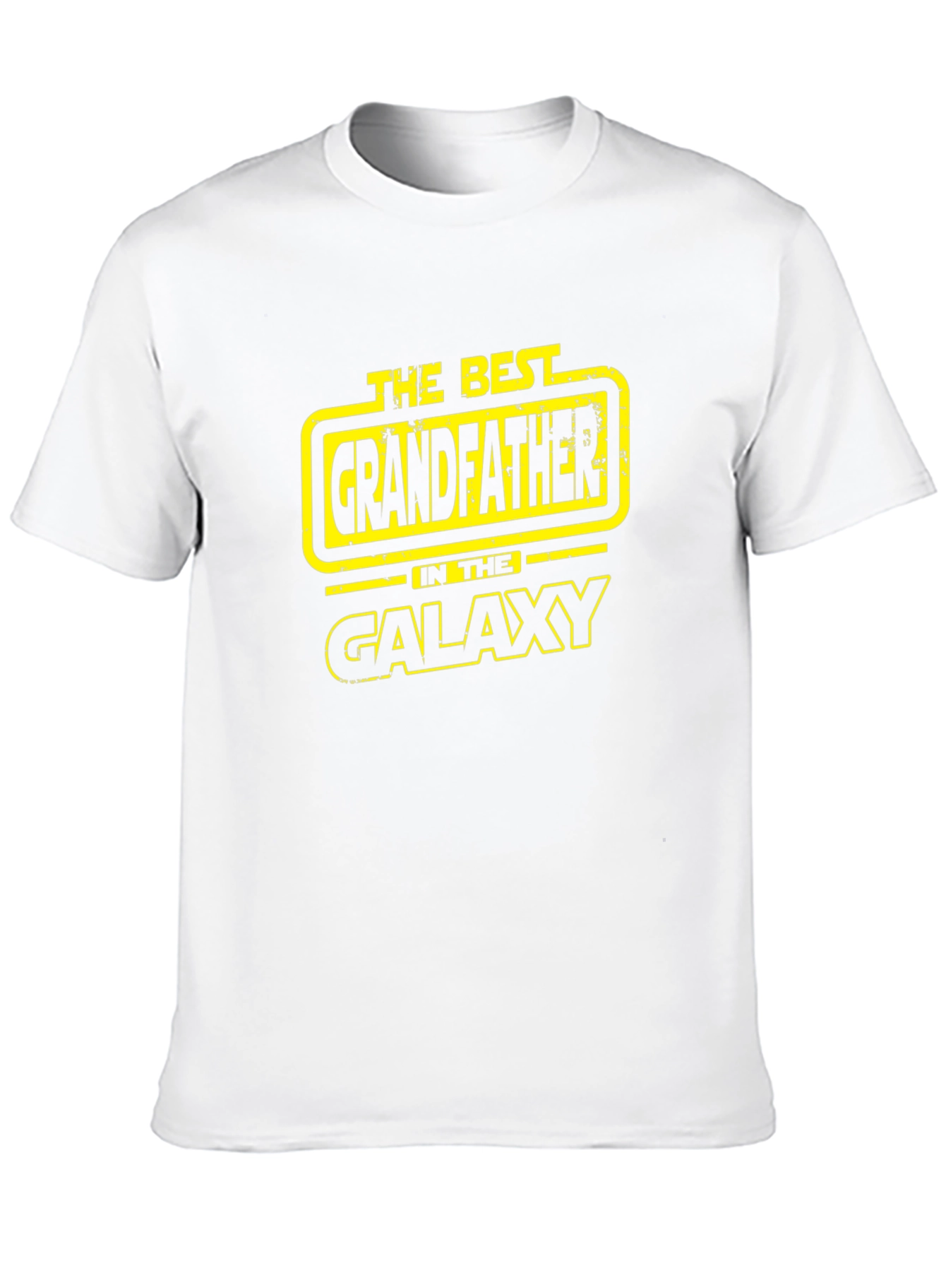 Best Grandfather in the Galaxy Black T-Shirt