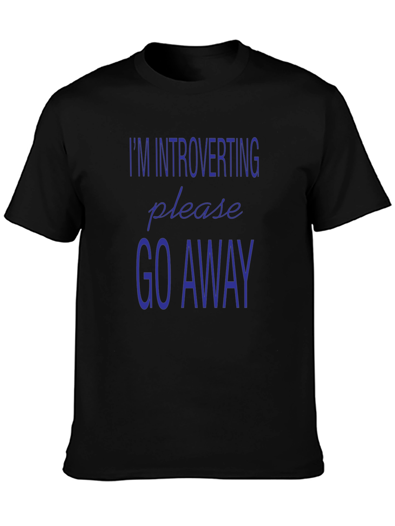Introverting Please Go Away Graphic Tee