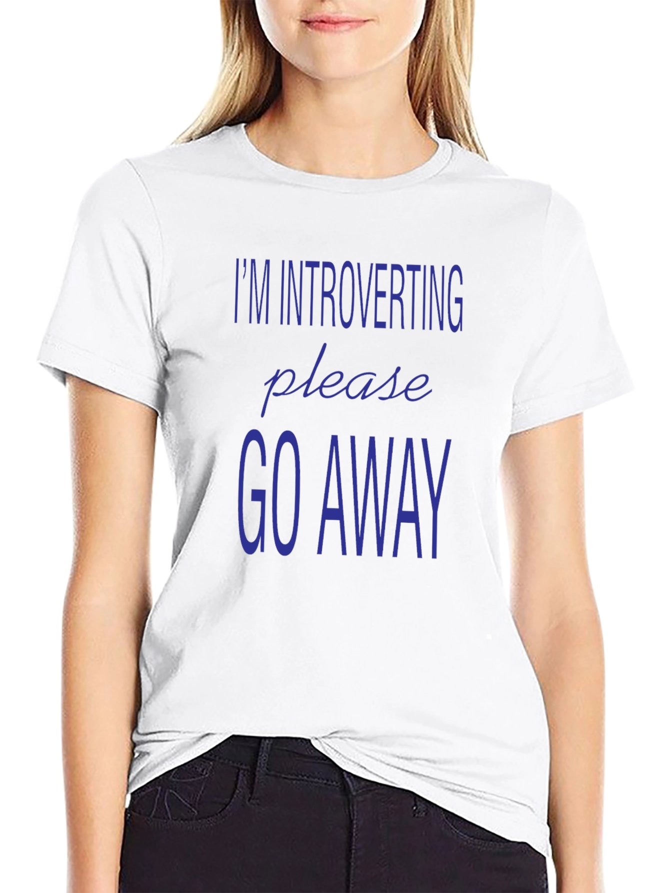 Introverting Please Go Away Graphic Tee