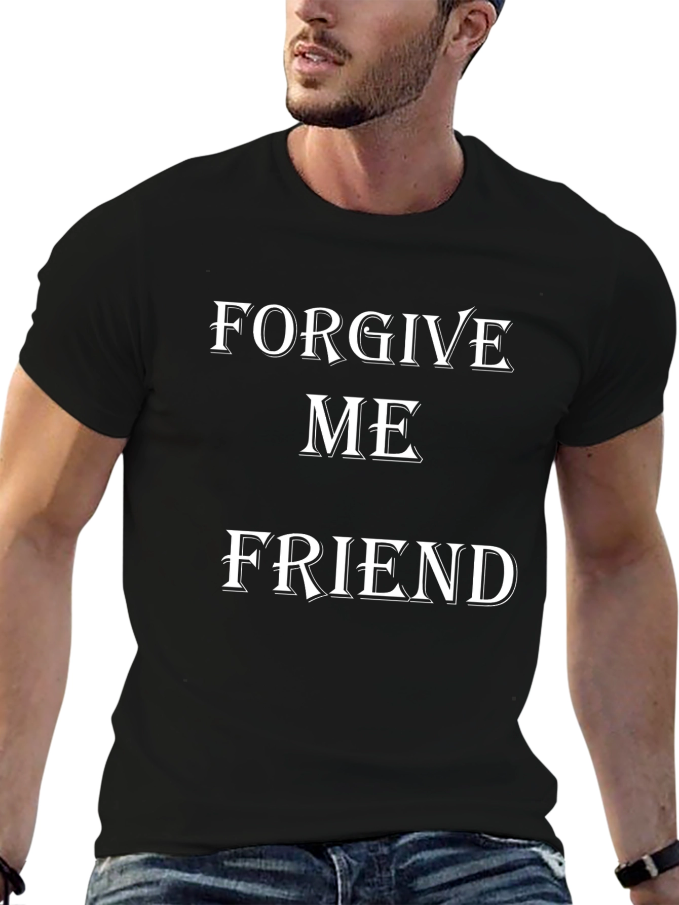 Forgive Me Friend Graphic Tee - Classic Fit