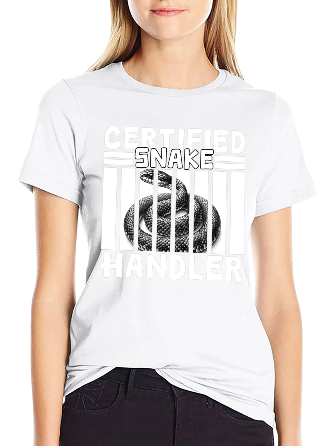 Certified Snake Handler Graphic T-Shirt