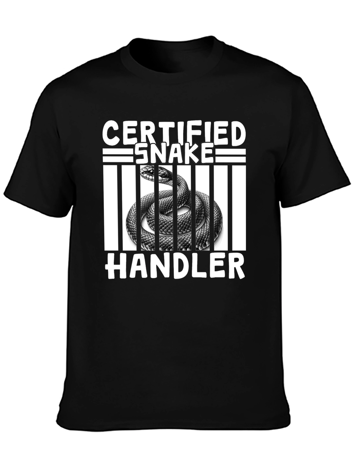 Certified Snake Handler Graphic T-Shirt