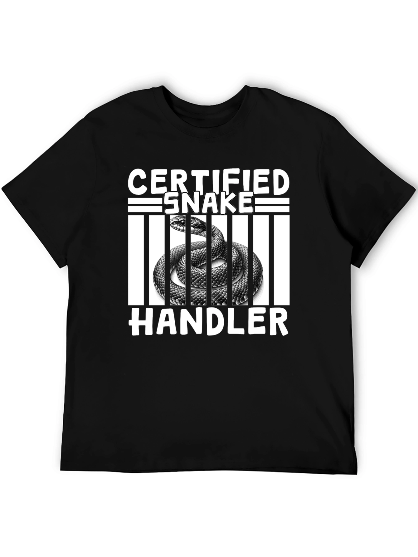 Certified Snake Handler Graphic T-Shirt