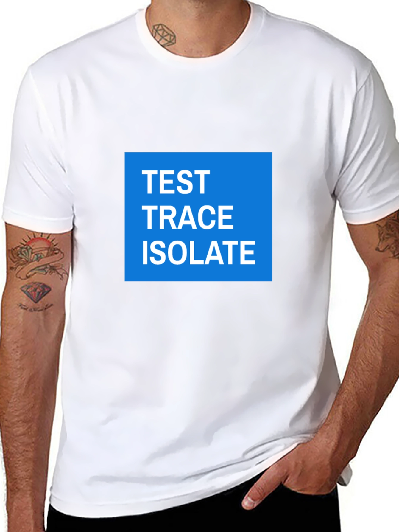 Test Trace Isolate Graphic Tee - Black