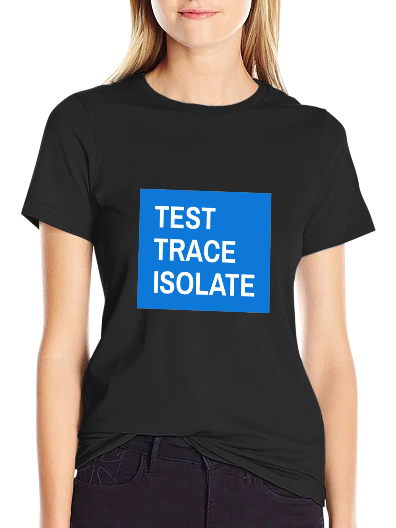 Test Trace Isolate Graphic Tee - Black