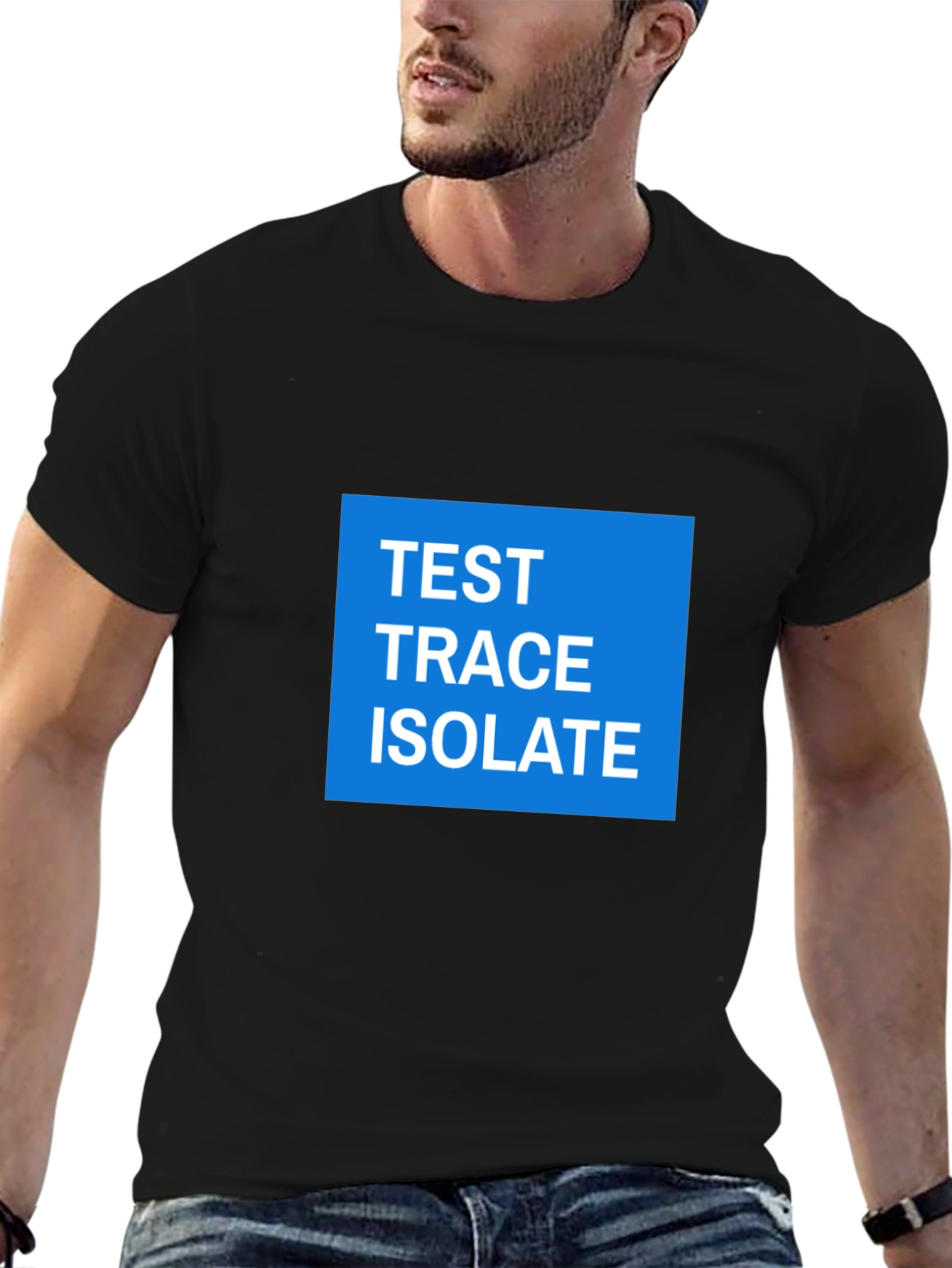 Test Trace Isolate Graphic Tee - Black