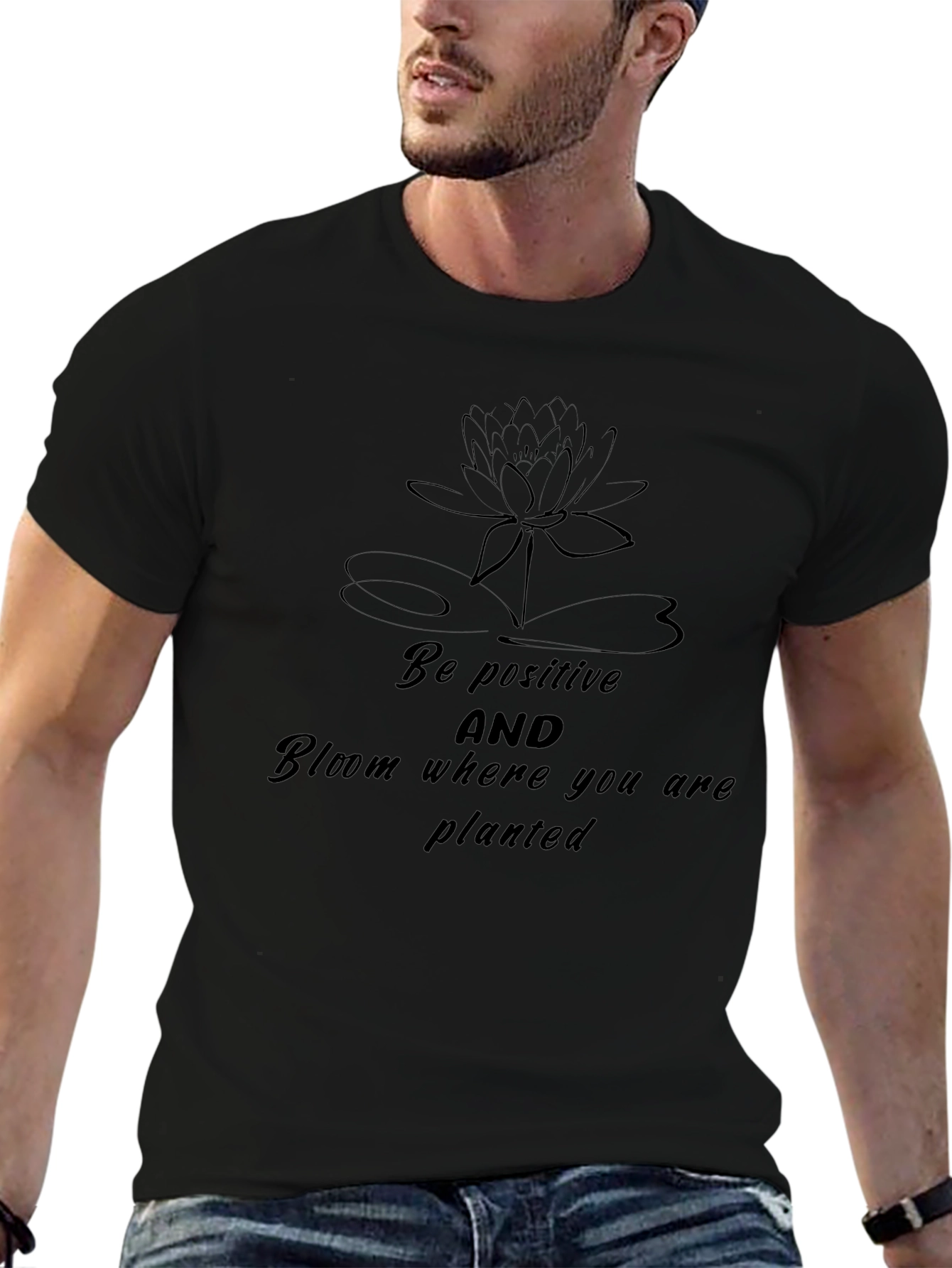 Be Positive Graphic T-Shirt