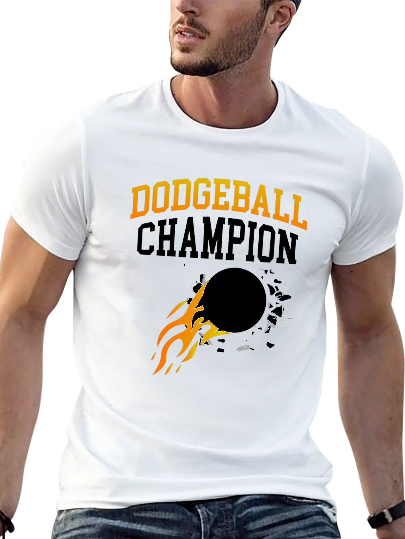 Dodgeball Champion Graphic T-Shirt