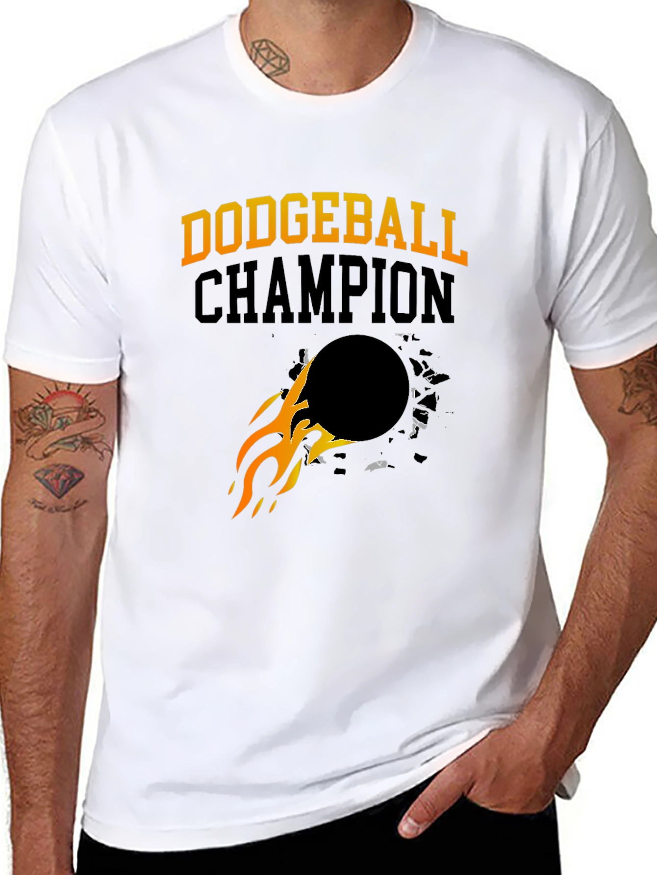 Dodgeball Champion Graphic T-Shirt