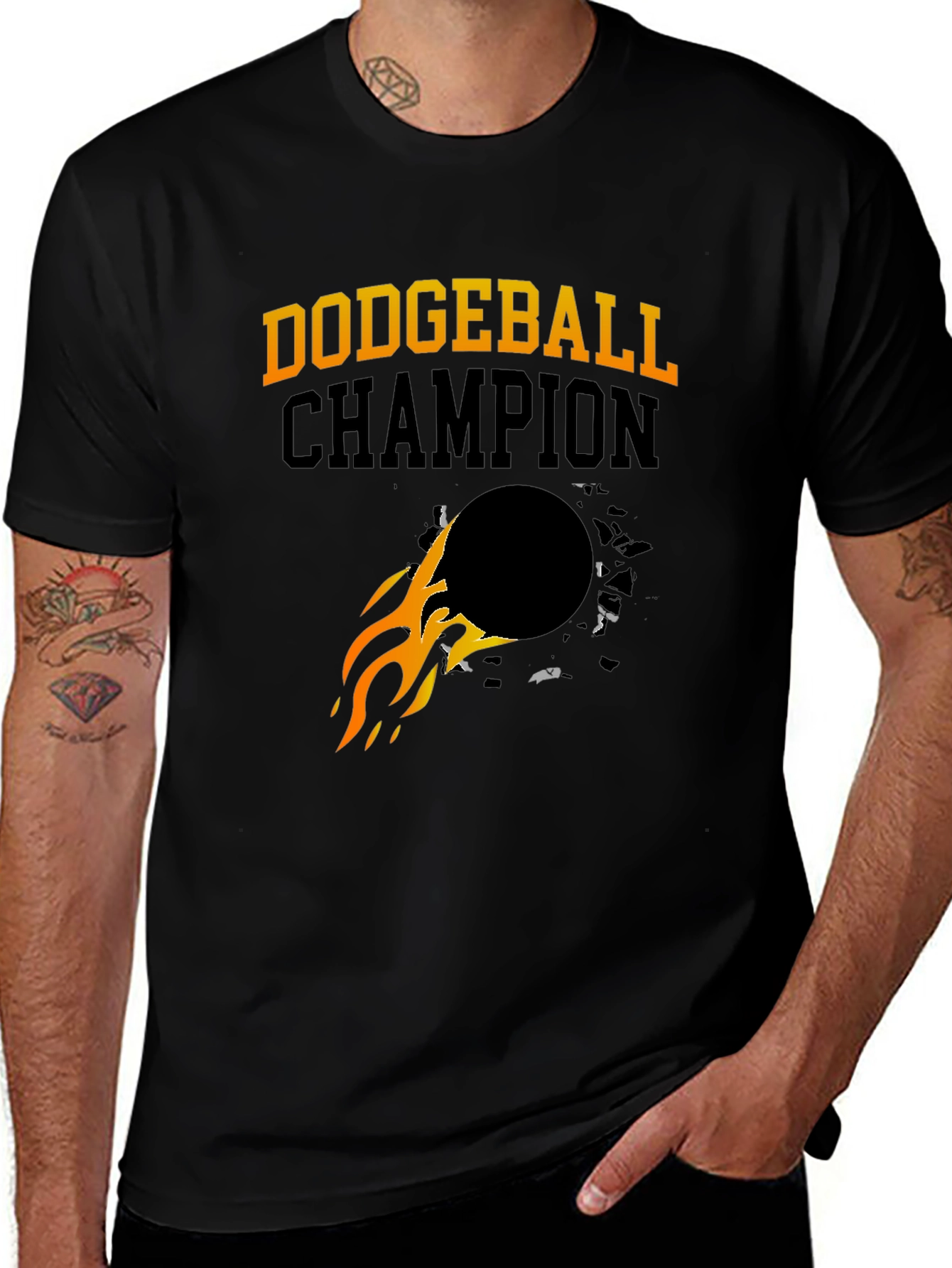 Dodgeball Champion Graphic T-Shirt
