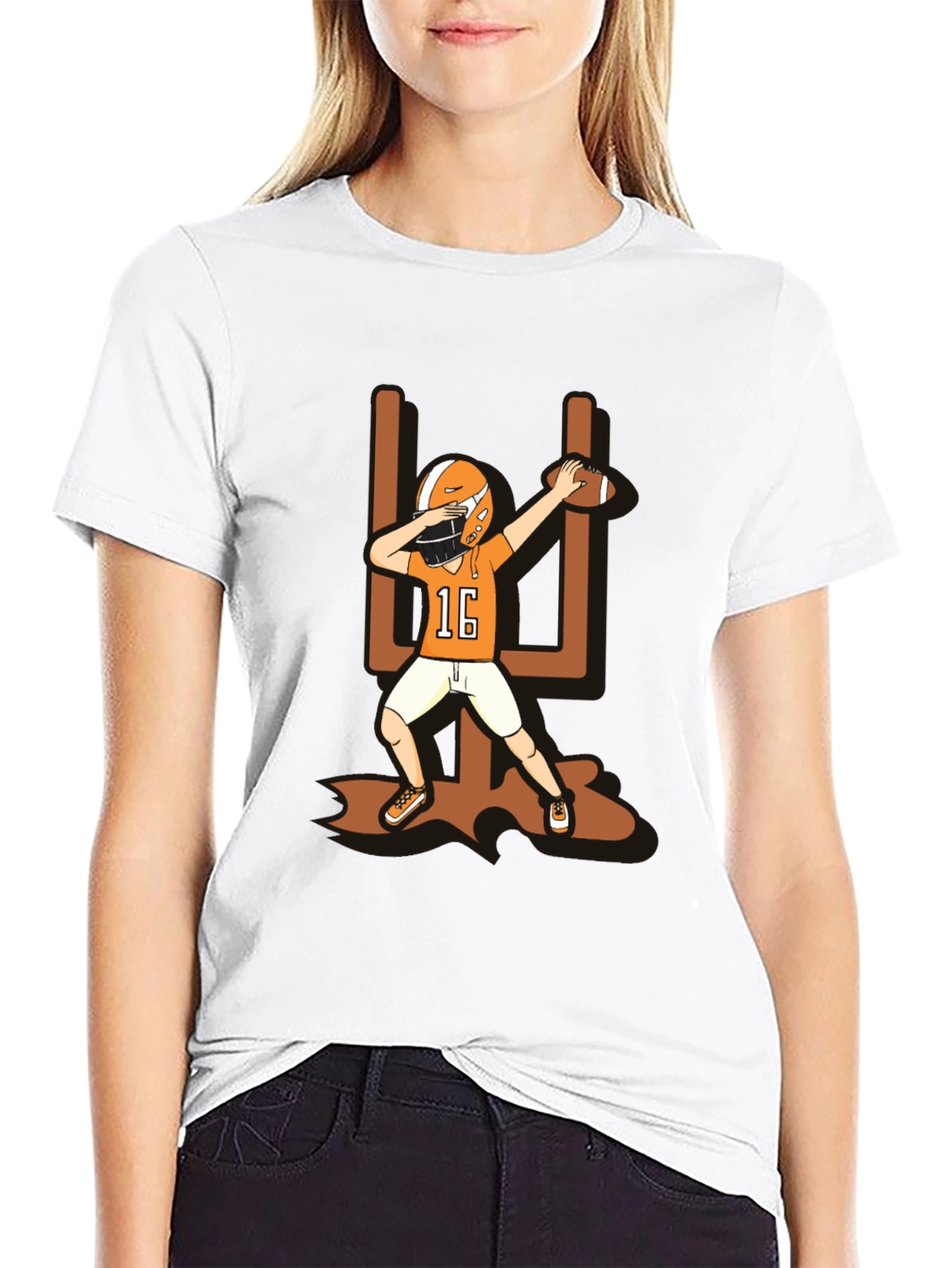 Dabbing Football Player T-Shirt