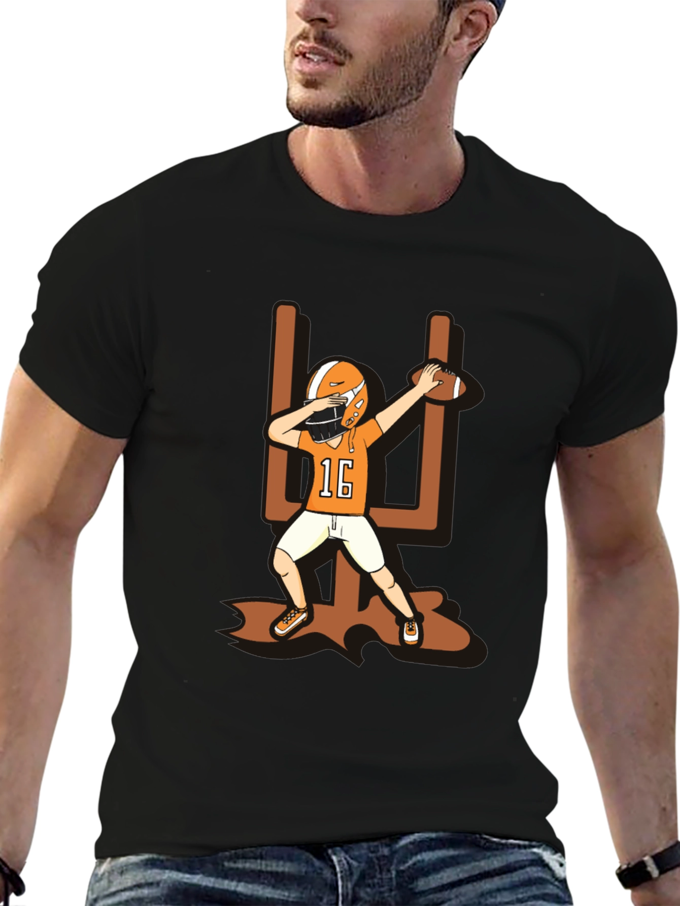 Dabbing Football Player T-Shirt