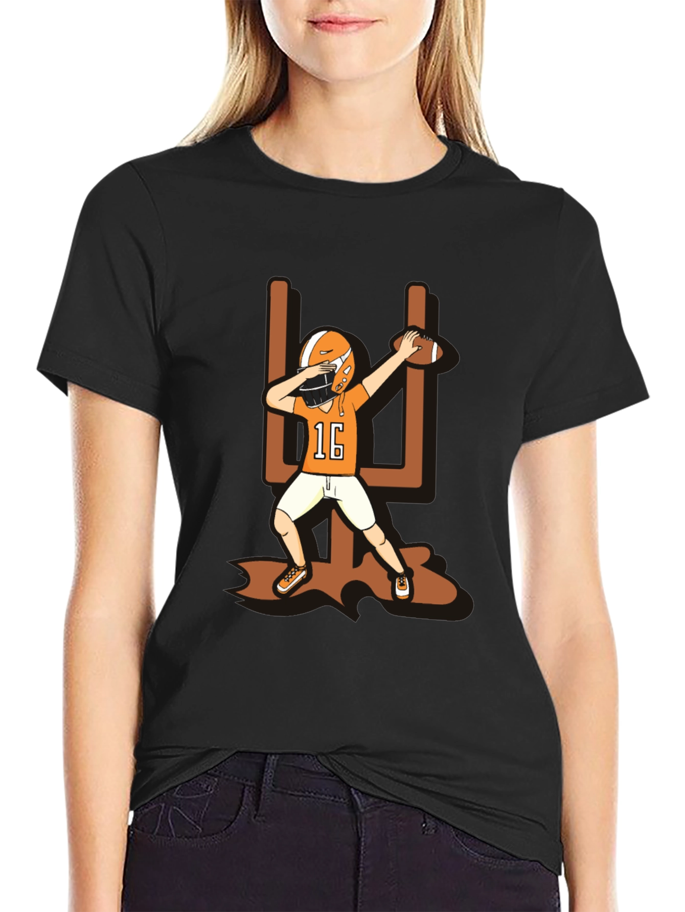 Dabbing Football Player T-Shirt