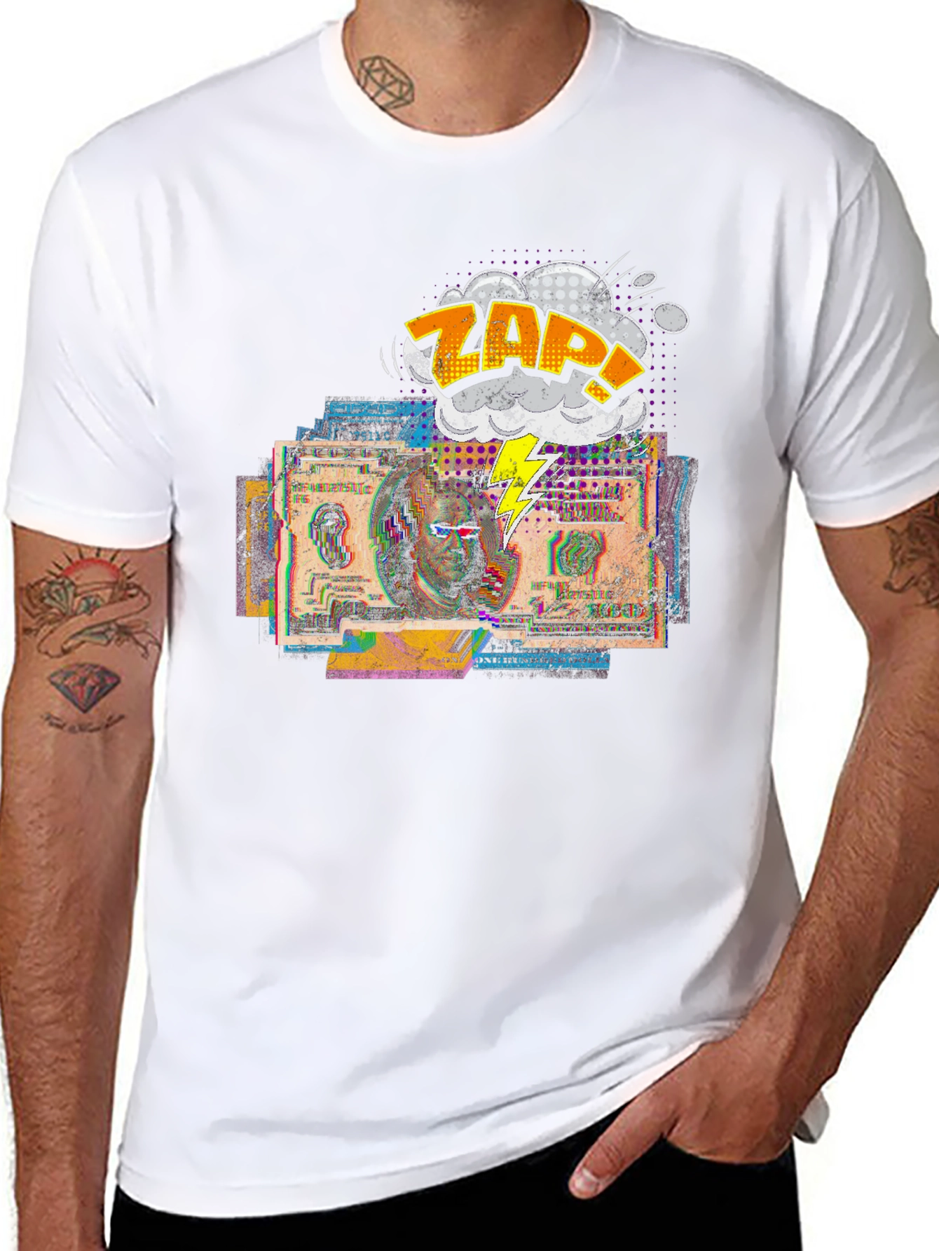Zap! Graphic Print T-Shirt - Bold Style