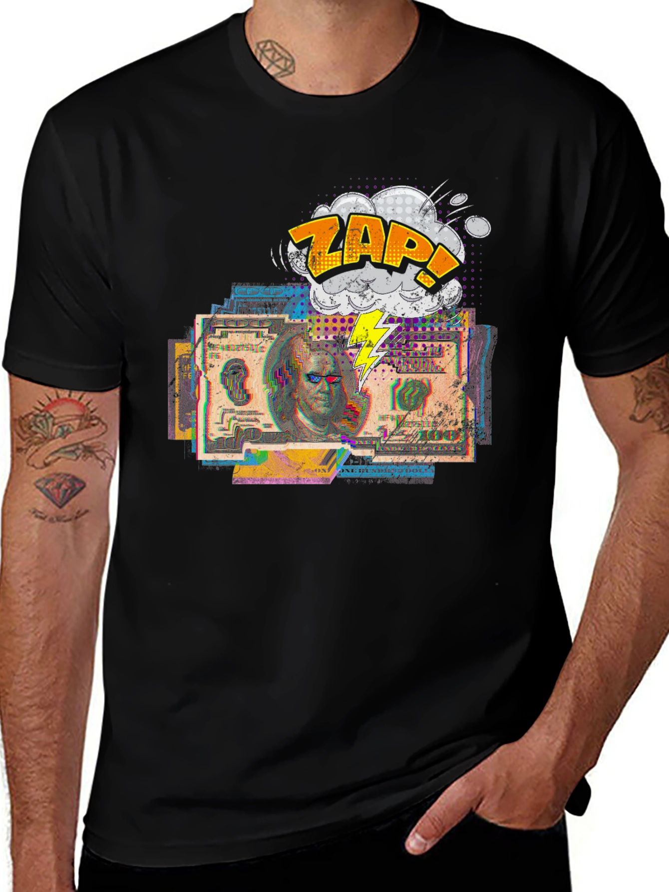 Zap! Graphic Print T-Shirt - Bold Style