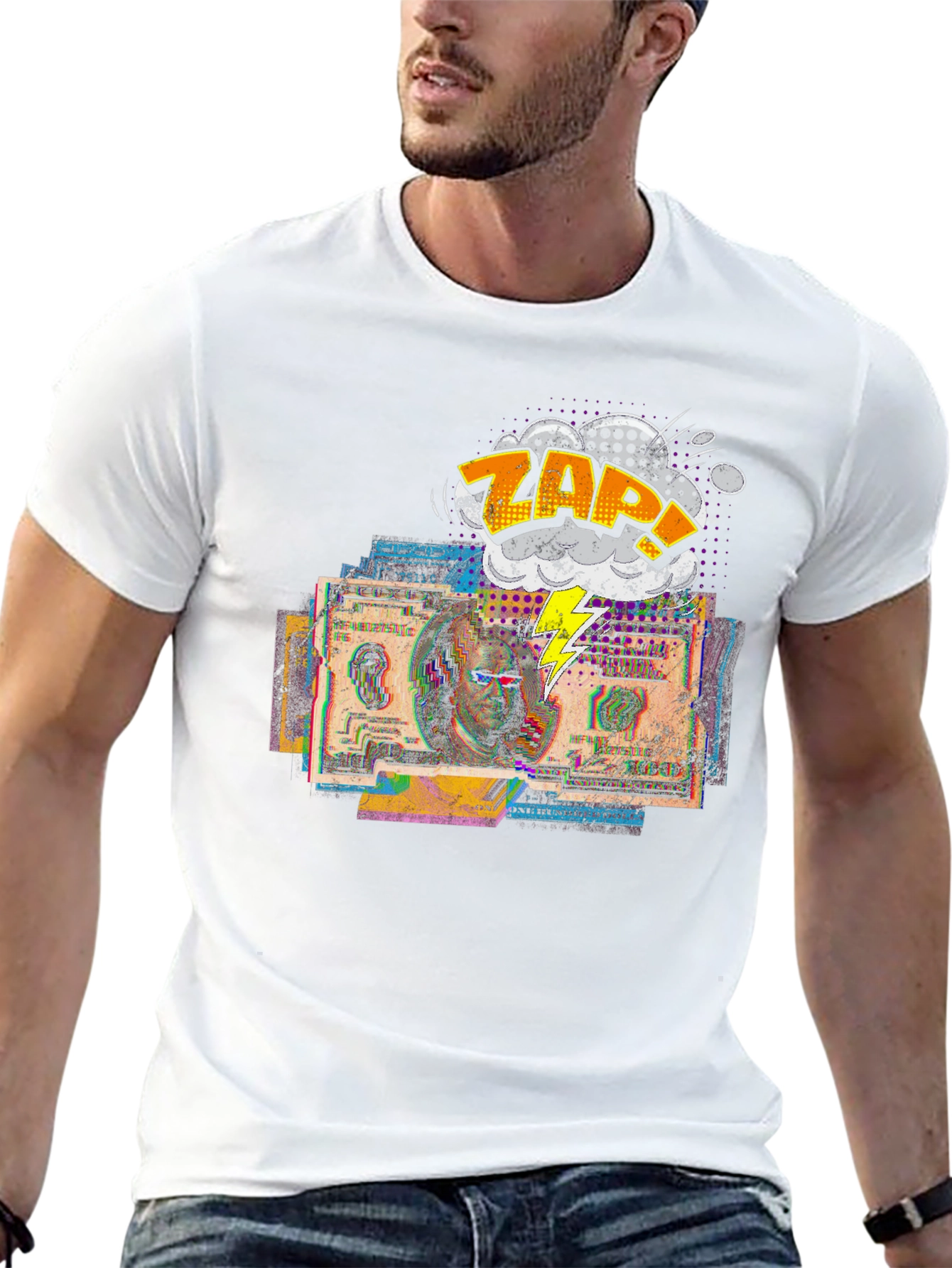 Zap! Graphic Print T-Shirt - Bold Style