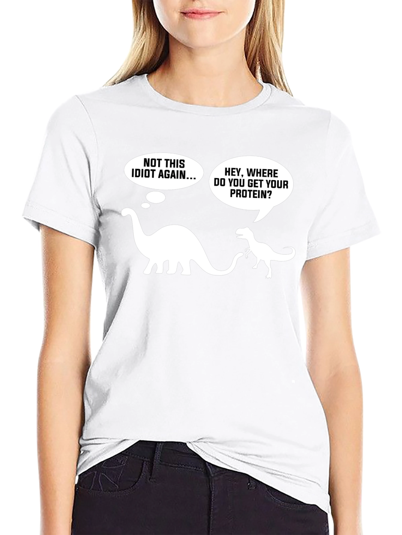 Dino Protein T-Shirt - Vegan Humor