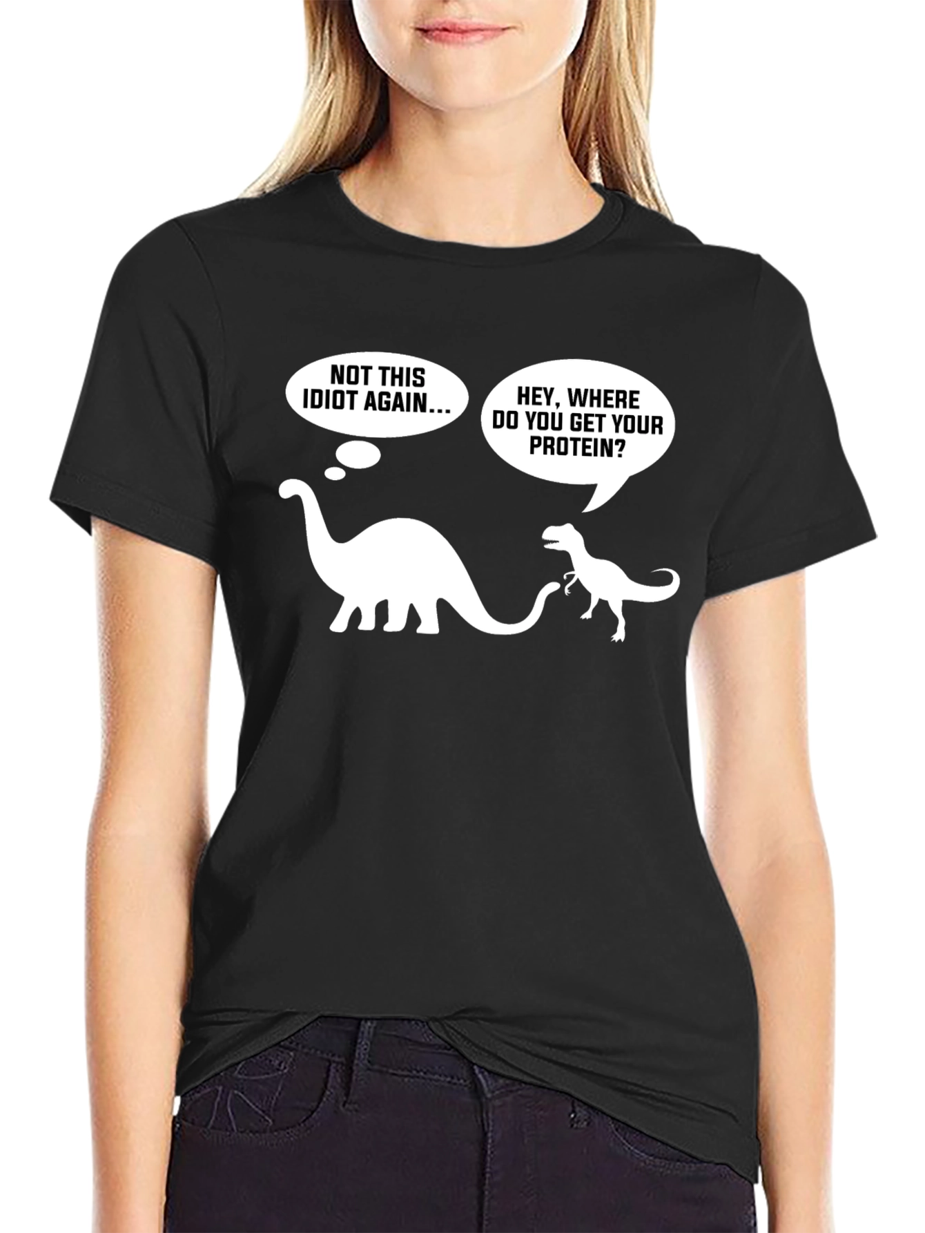Dino Protein T-Shirt - Vegan Humor