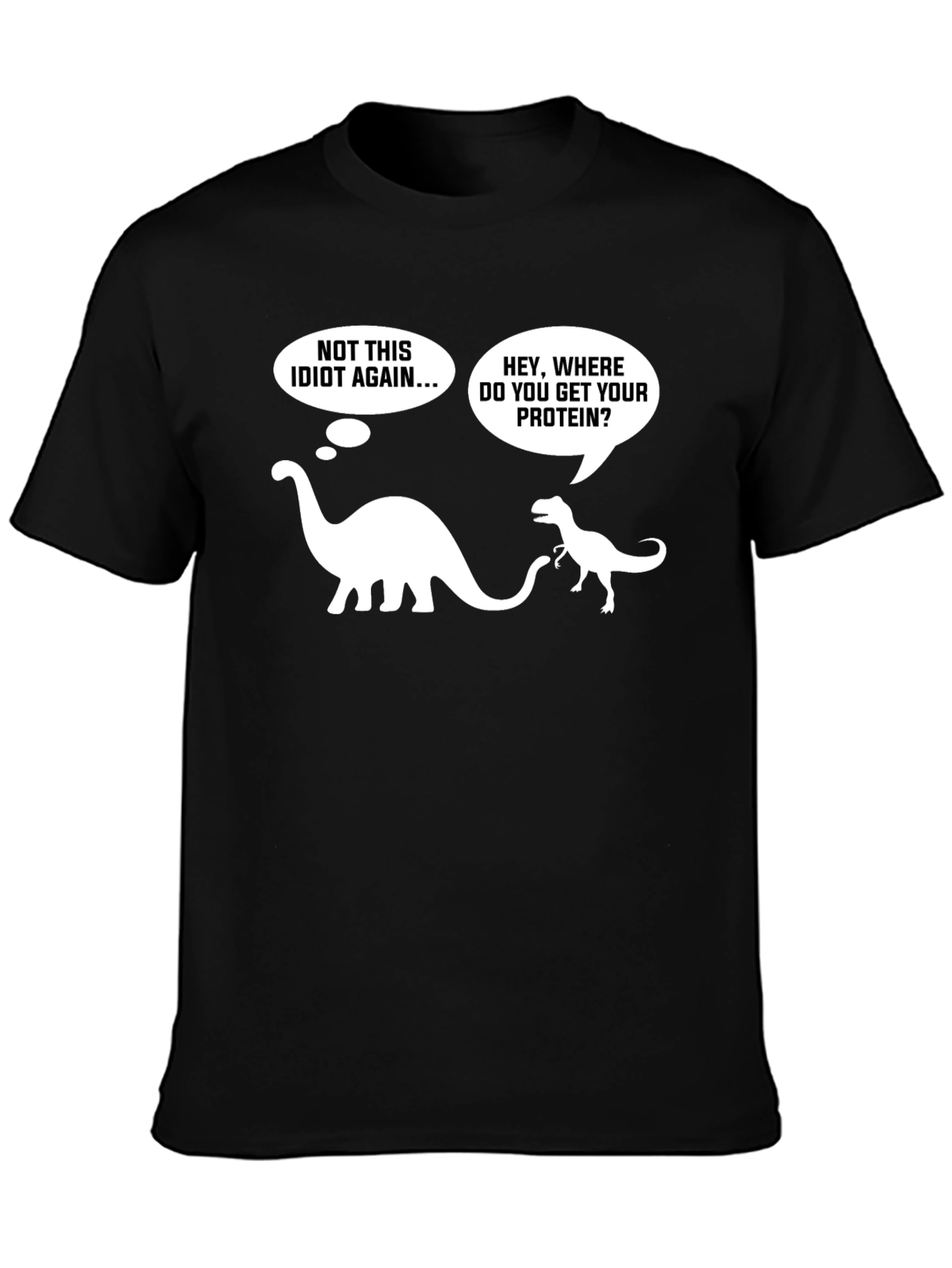Dino Protein T-Shirt - Vegan Humor