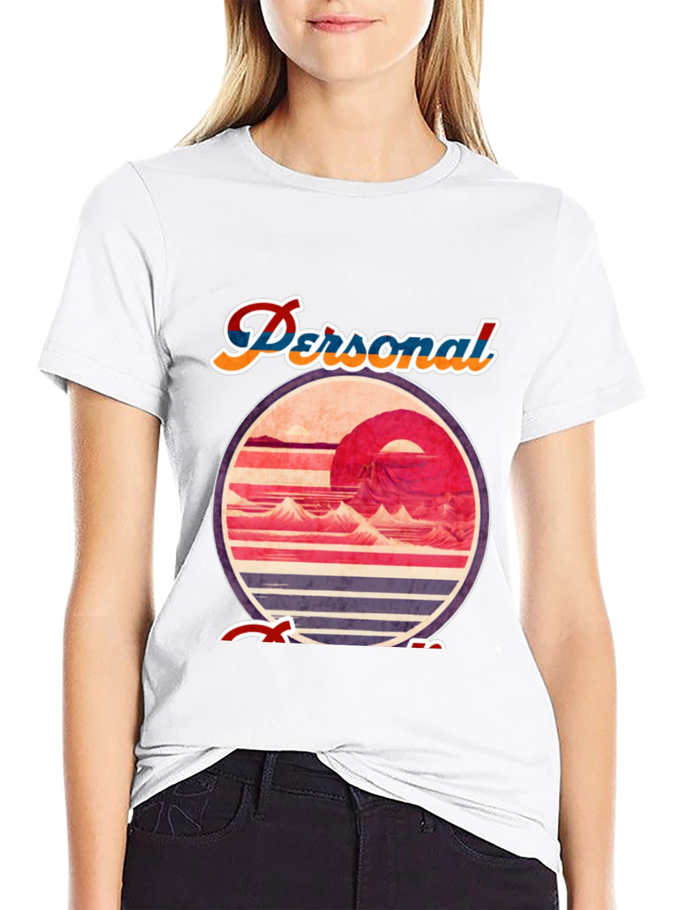 Retro Sunset Graphic Tee - Personal Escape T-Shirt