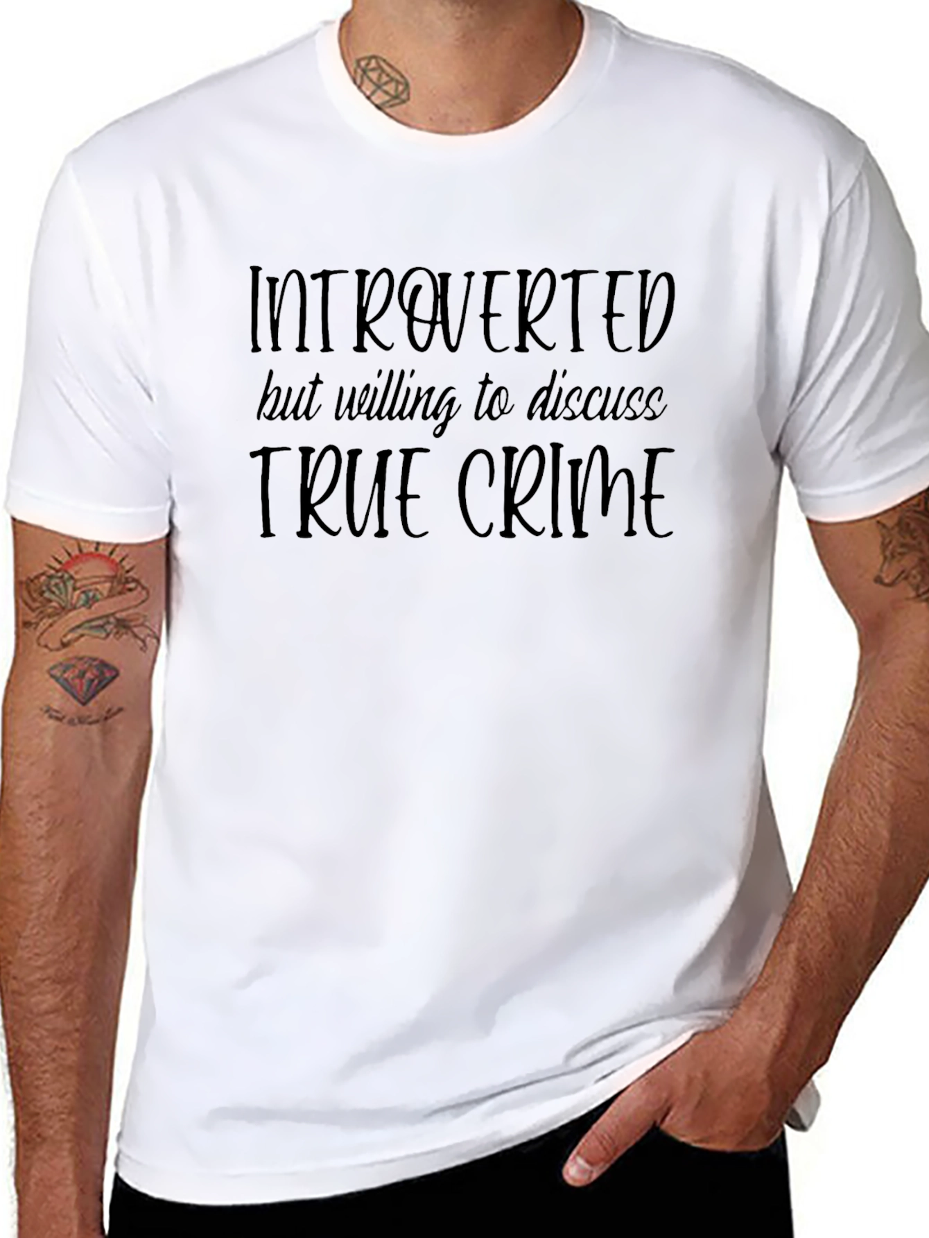 Introverted But Willing To Discuss True Crime T-Shirt