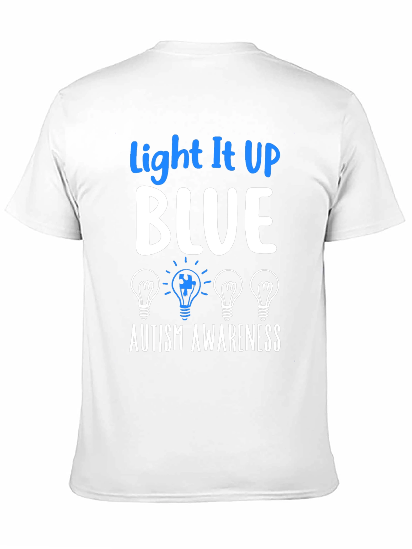 Light It Up Blue Autism Awareness T-Shirt