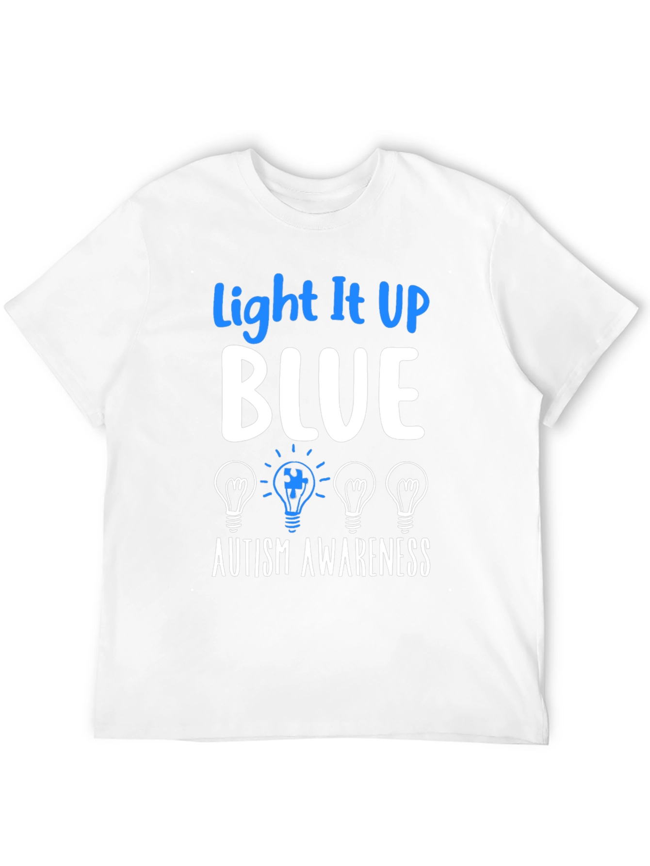 Light It Up Blue Autism Awareness T-Shirt