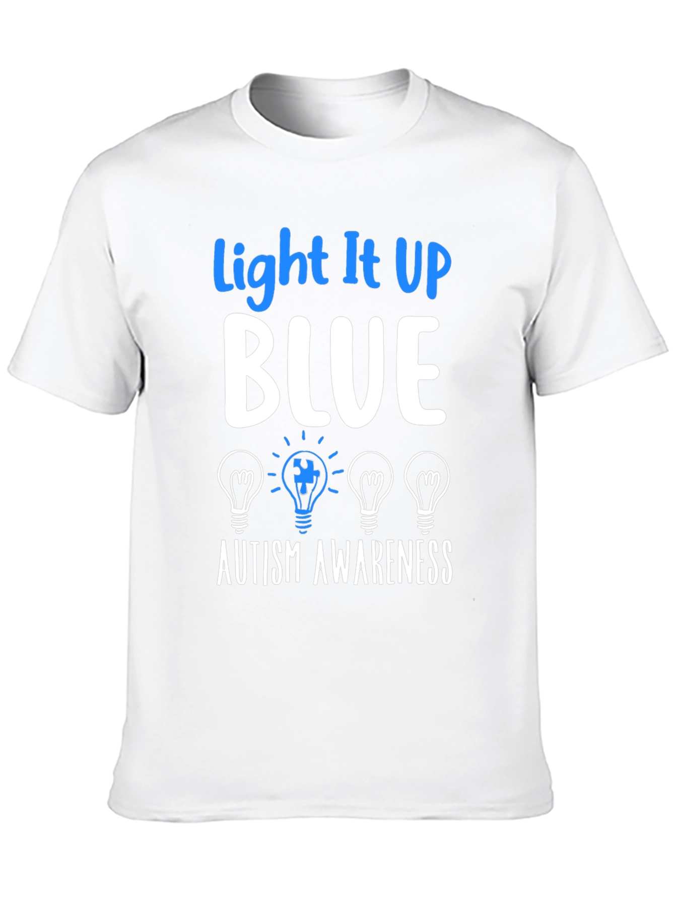 Light It Up Blue Autism Awareness T-Shirt
