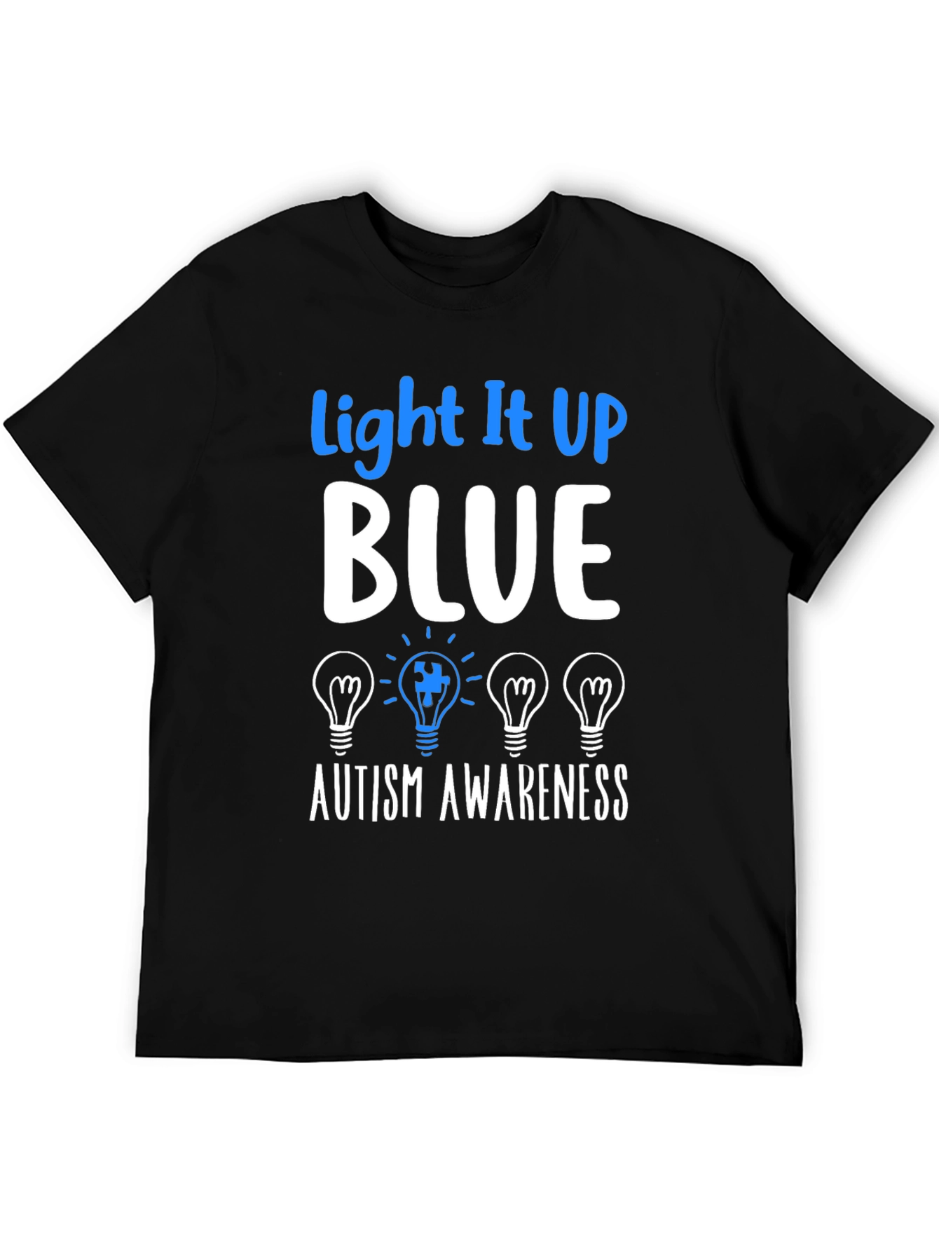 Light It Up Blue Autism Awareness T-Shirt