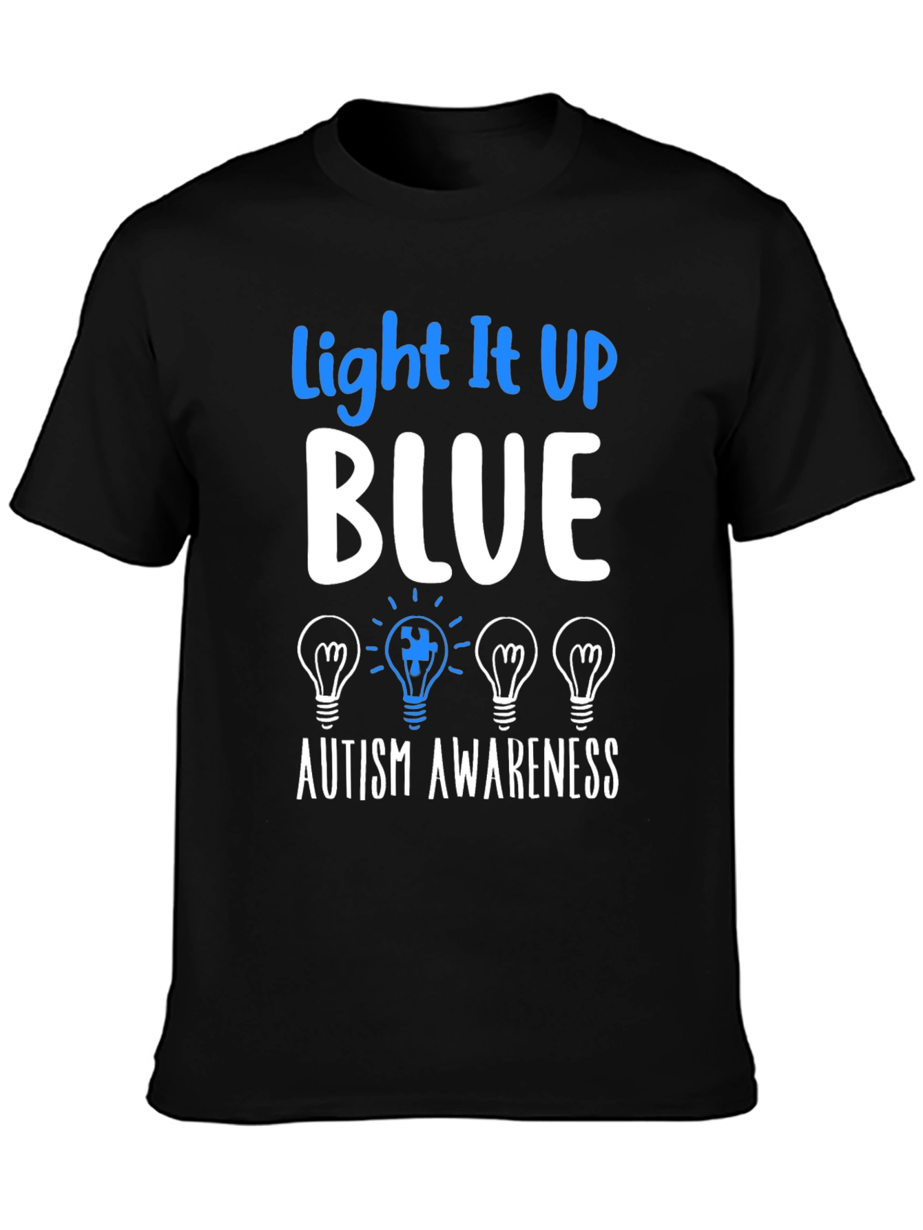 Light It Up Blue Autism Awareness T-Shirt