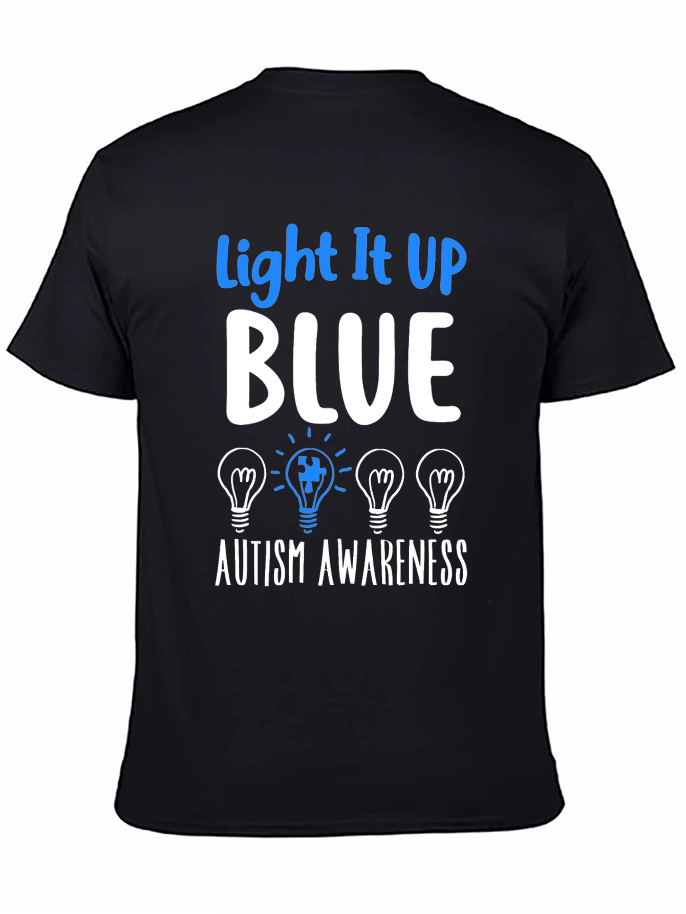Light It Up Blue Autism Awareness T-Shirt