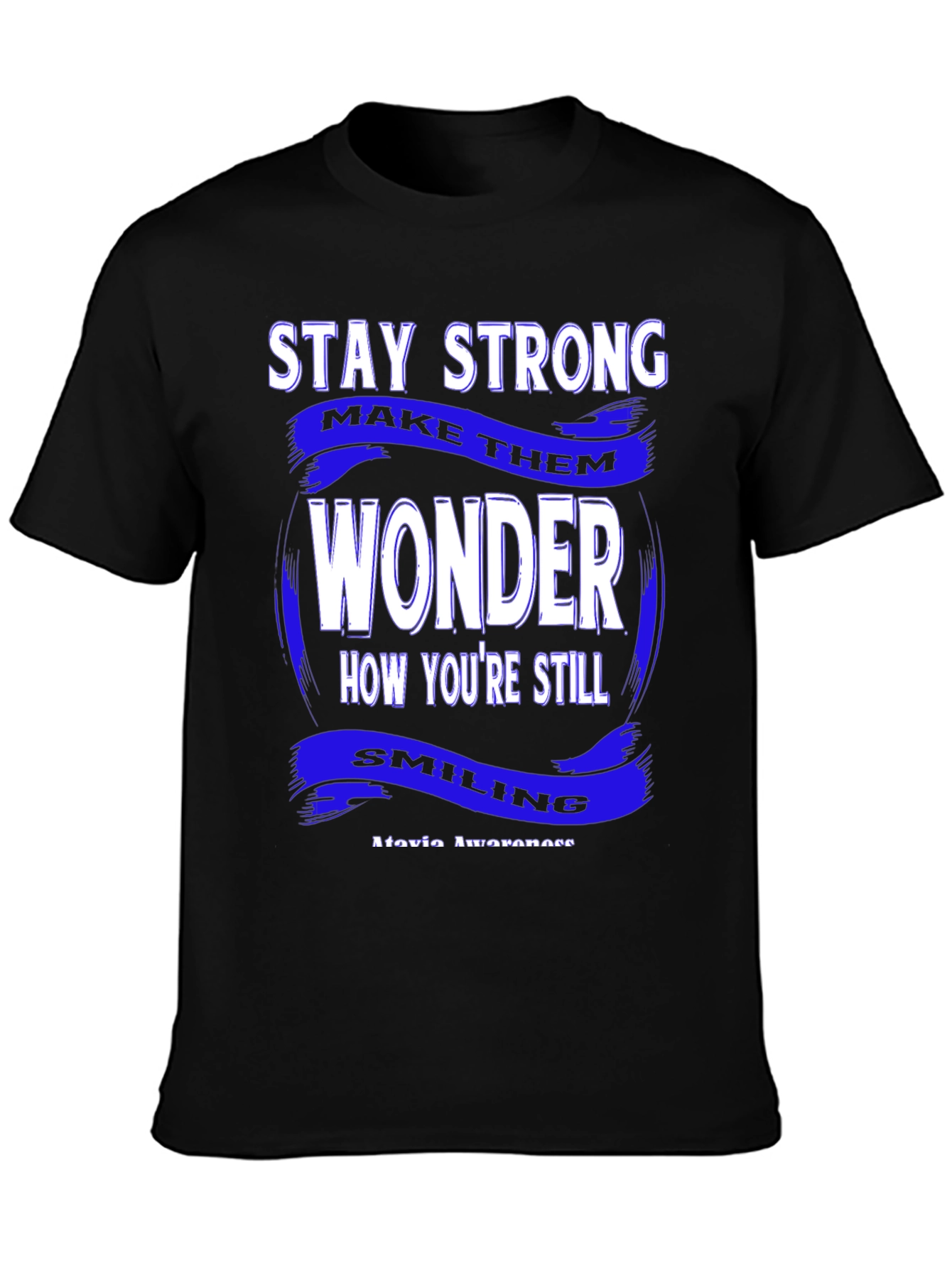Stay Strong Graphic Tee - Black