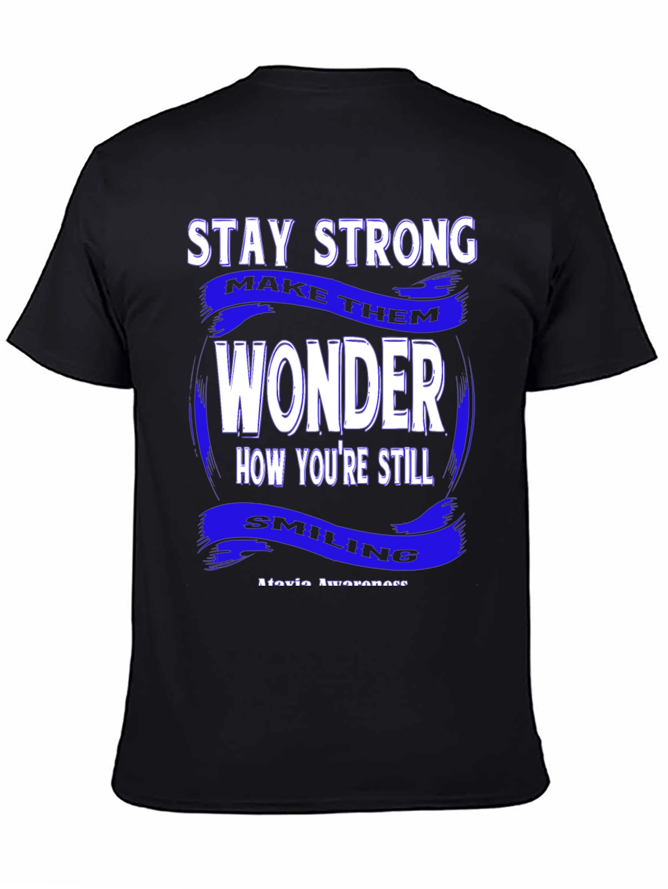 Stay Strong Graphic Tee - Black