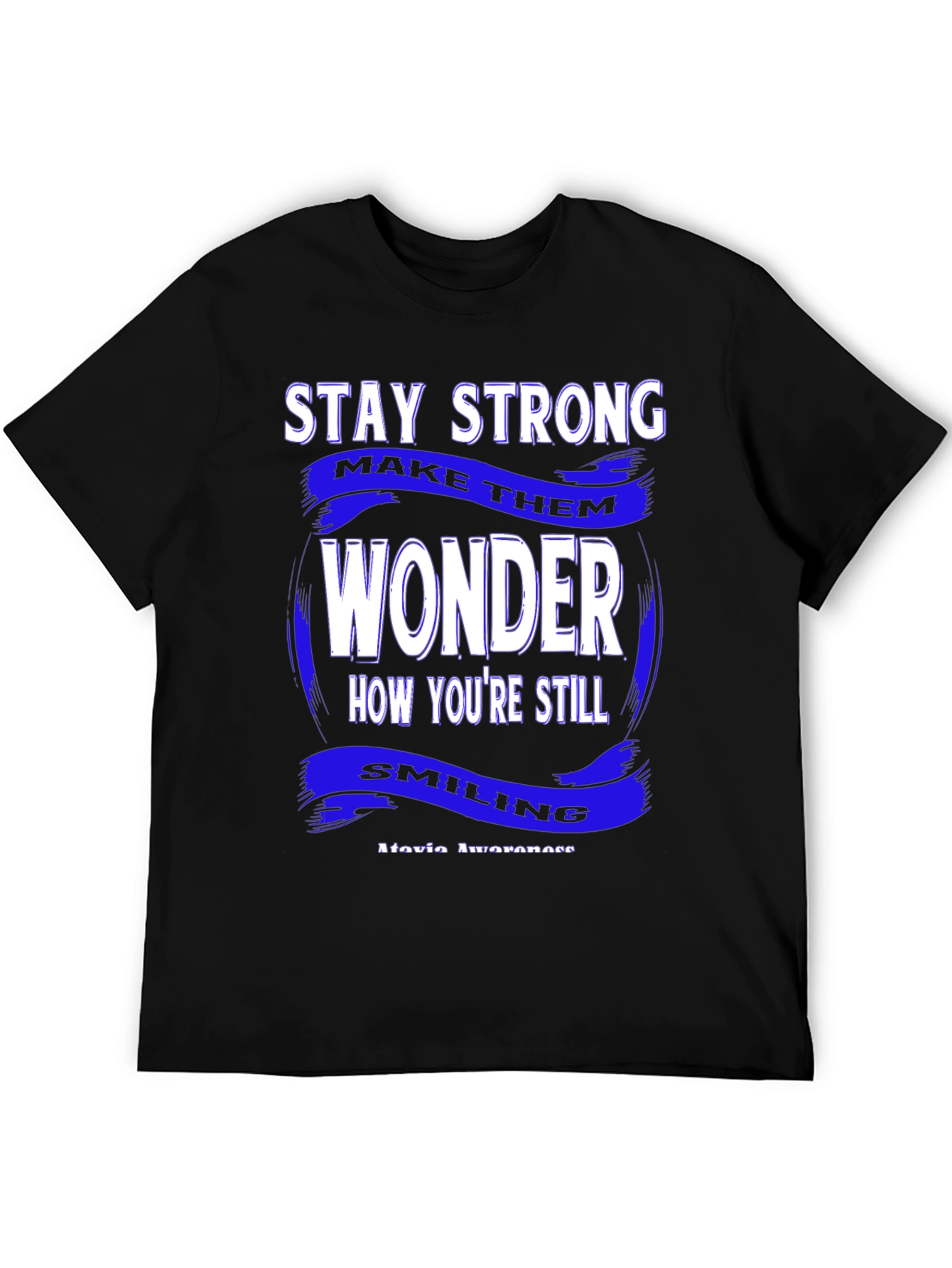 Stay Strong Graphic Tee - Black