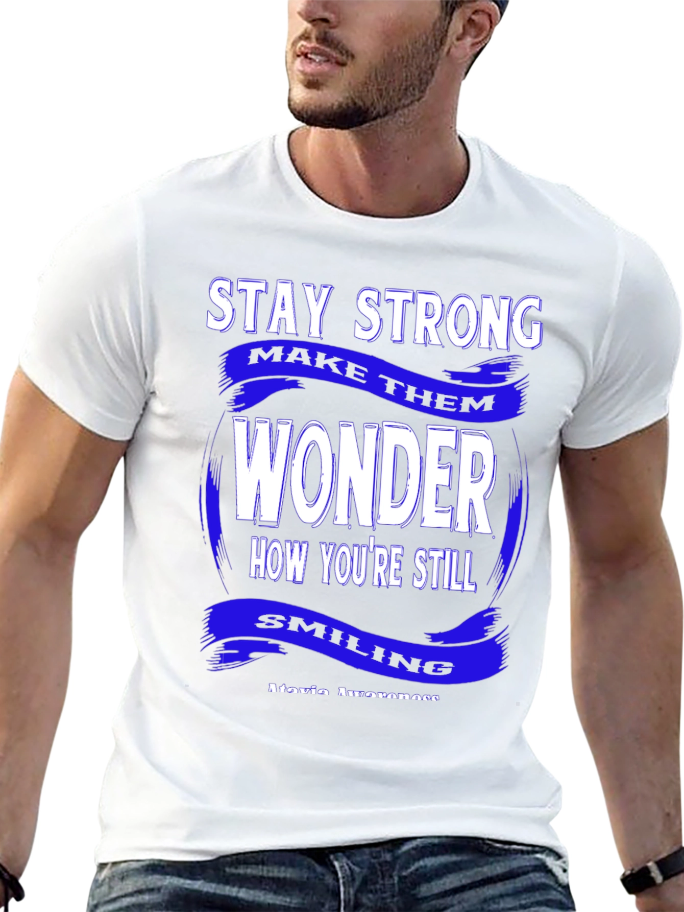 Stay Strong Graphic Tee - Black
