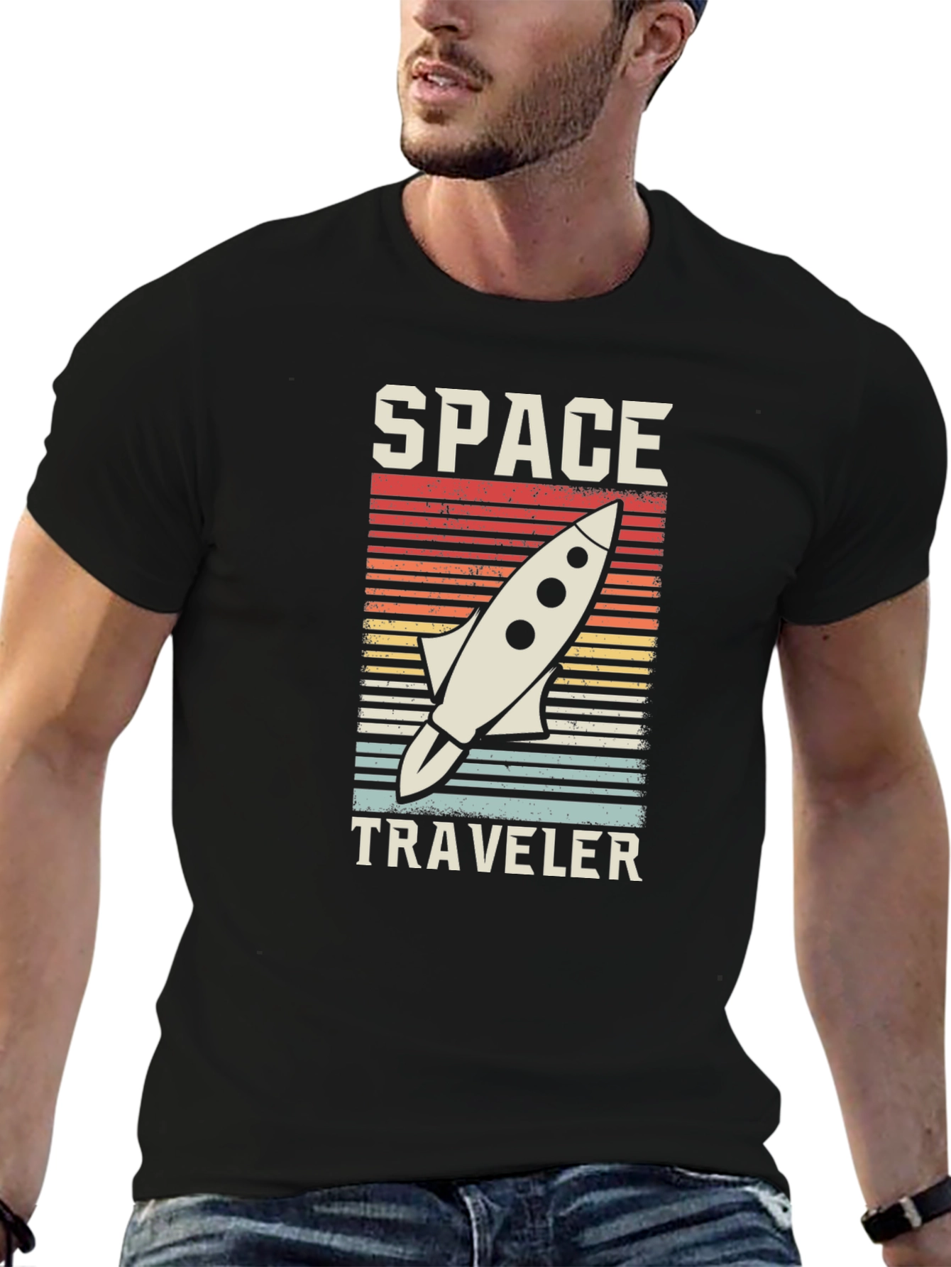Space Traveler Retro T-Shirt